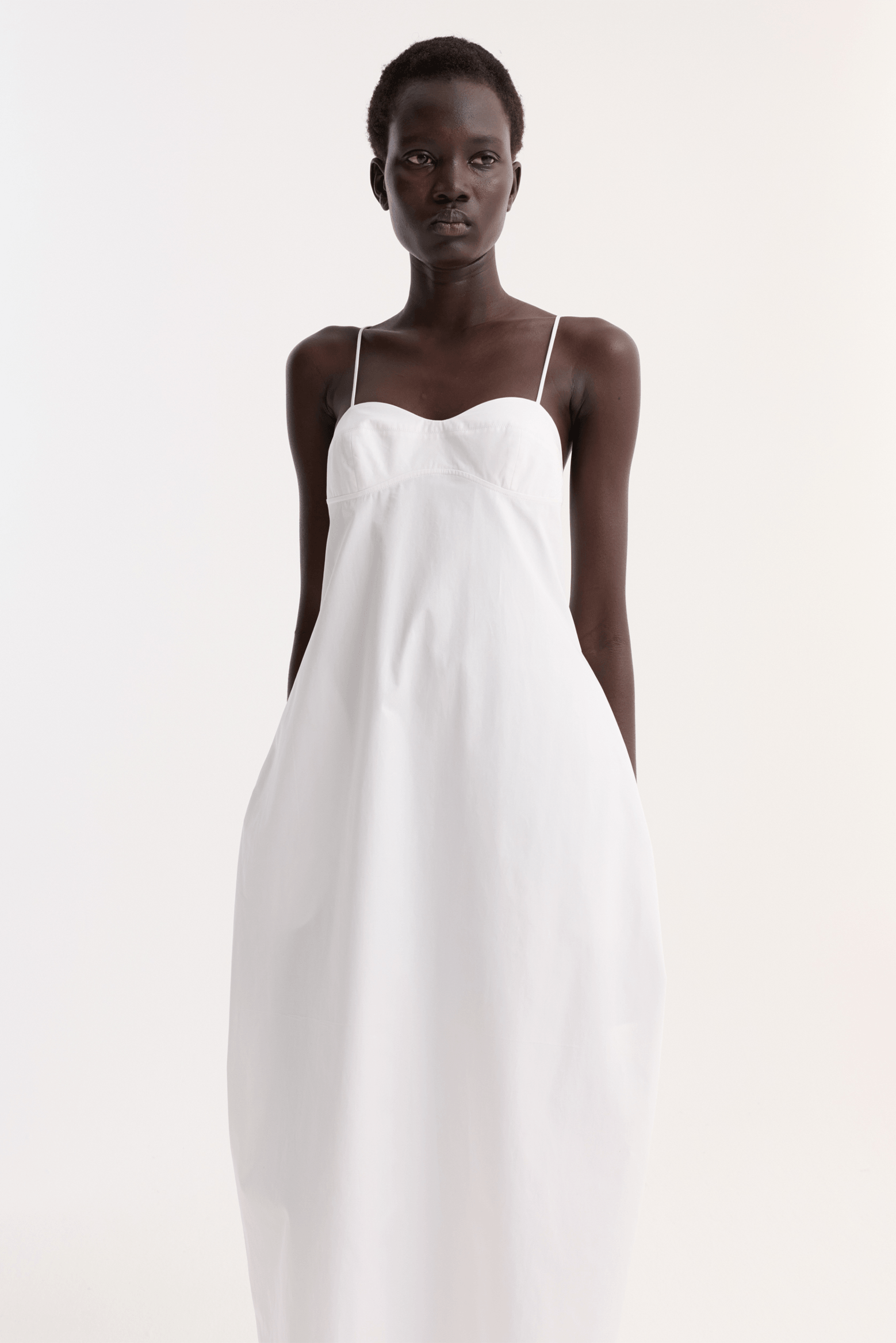 BUSTIER VOLUME DRESS