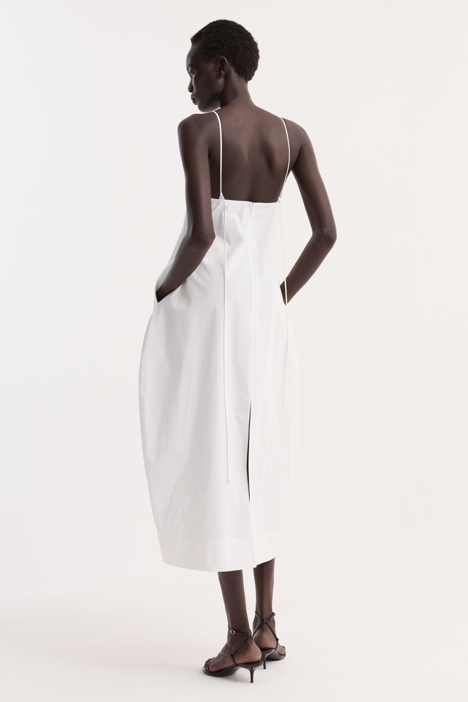 BUSTIER VOLUME DRESS