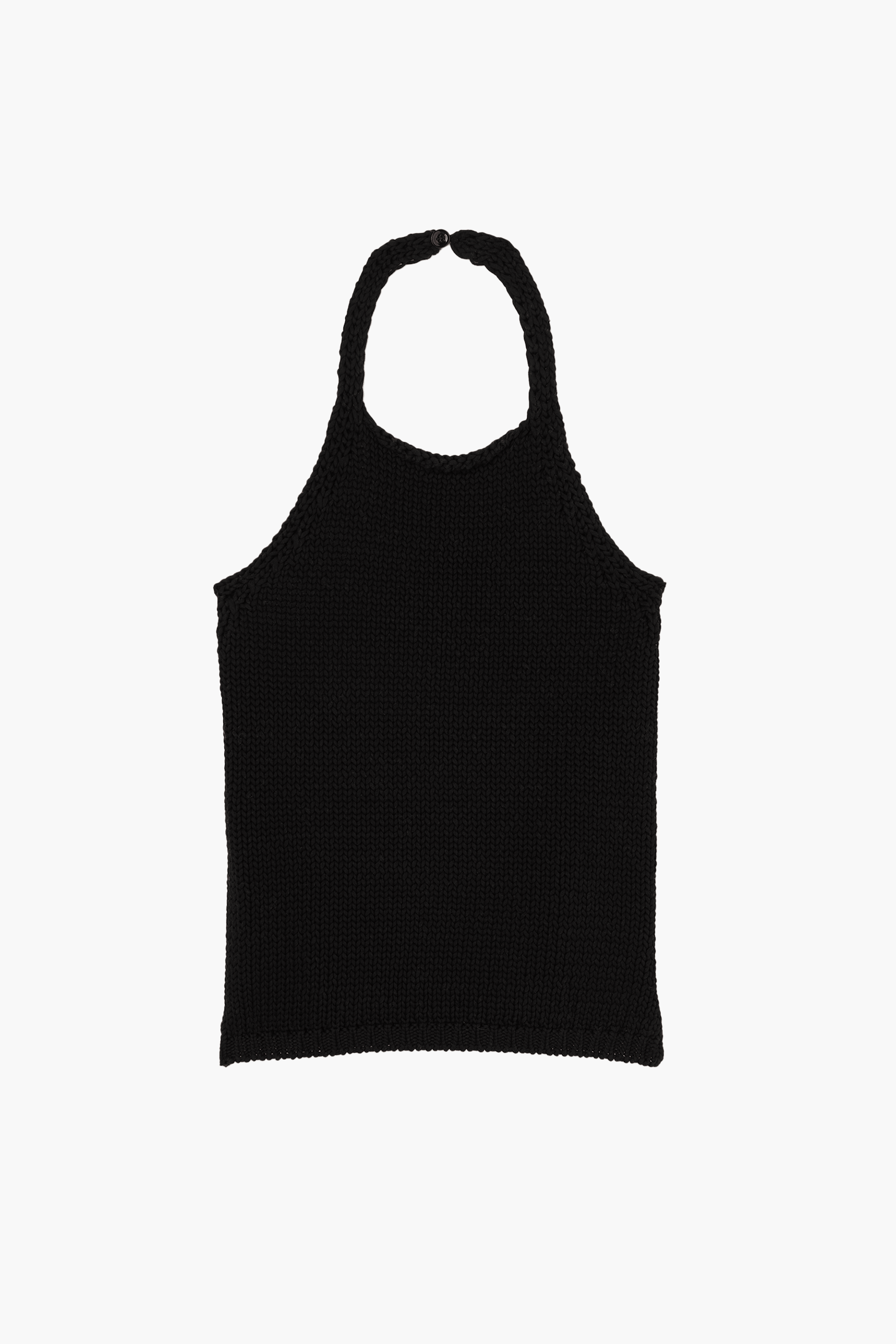 CHUNKY KNIT HALTER TOP