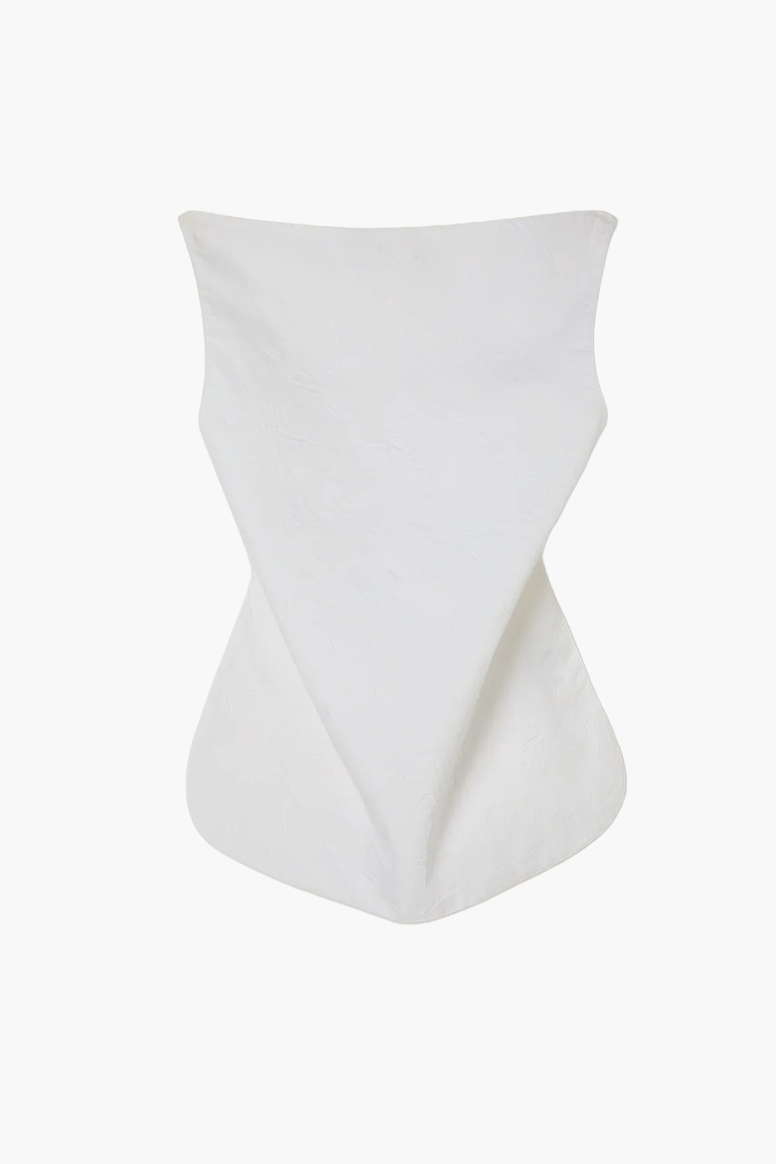 OPEN BACK CRUSHED COTTON TOP