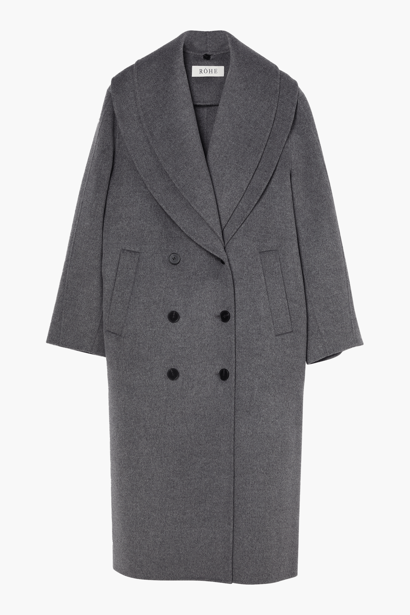 RÓHE SIGNATURE DOUBLE-FACED SCARF COAT | THE NEW TREND