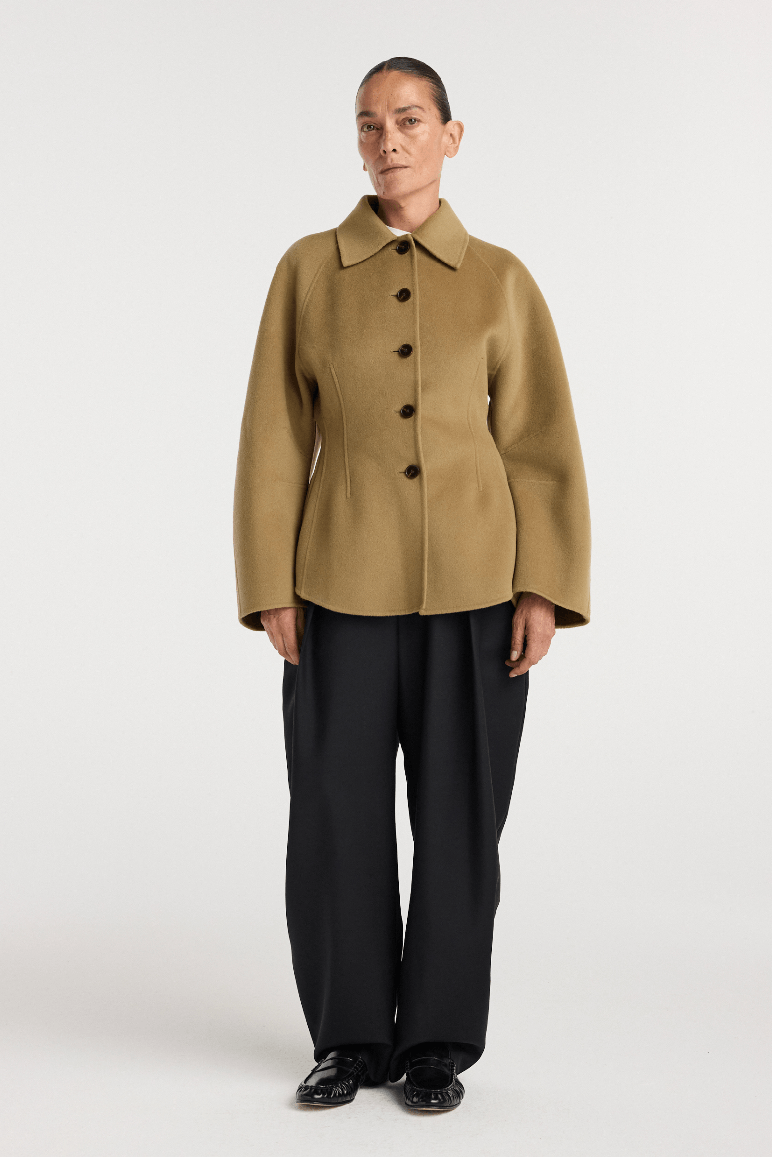 DOUBLE-FACED SCULPTURAL JACKET