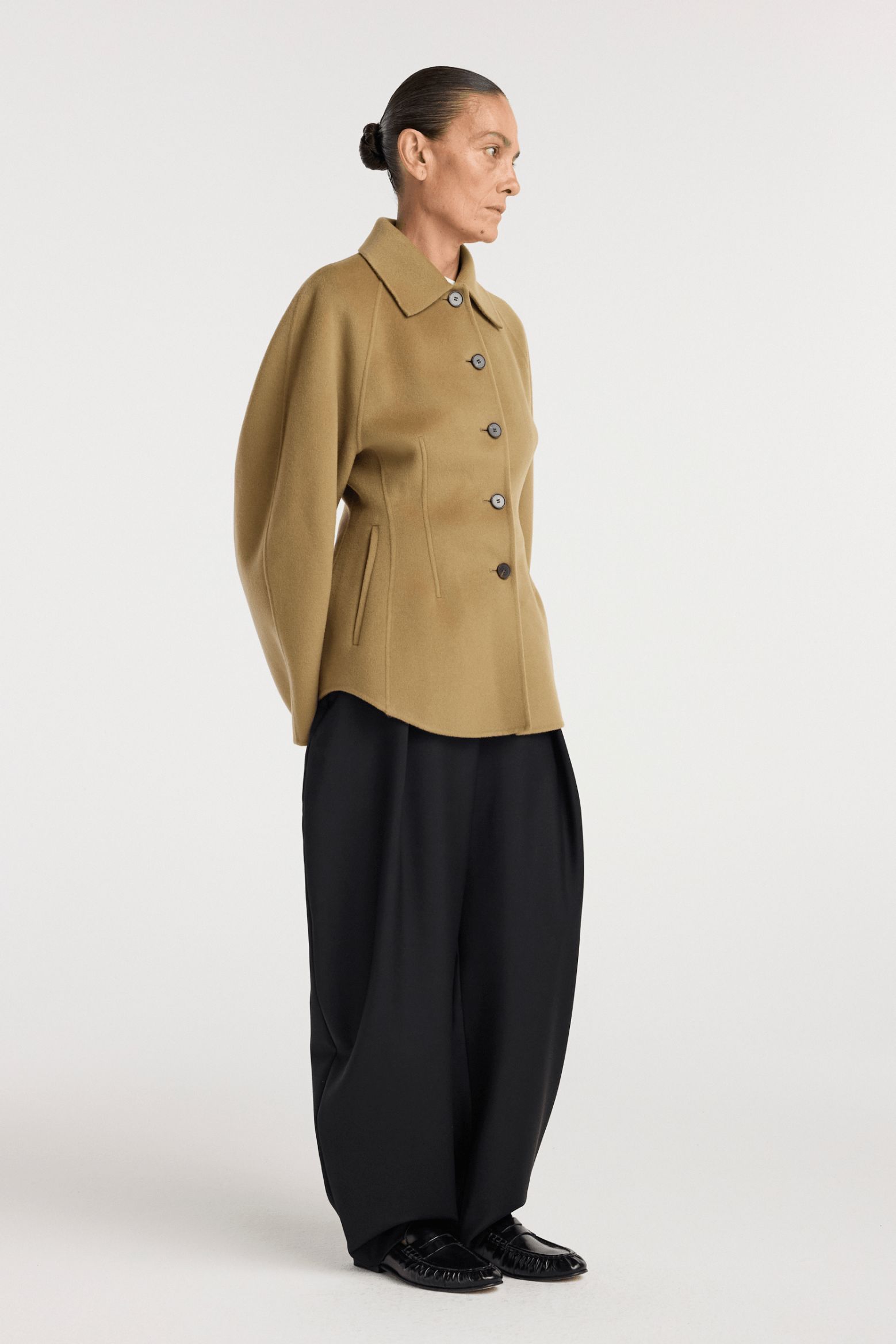 DOUBLE-FACED SCULPTURAL JACKET
