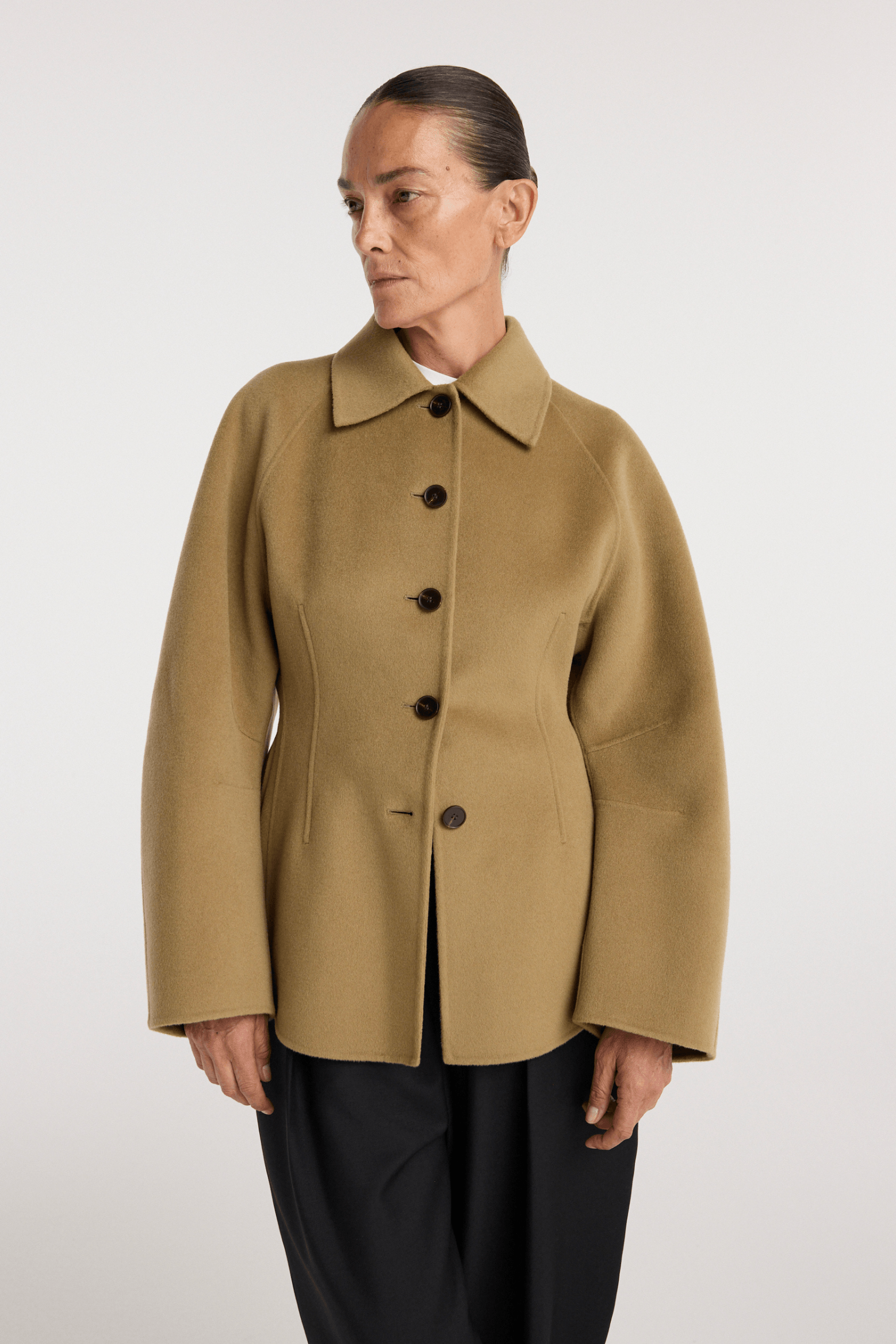DOUBLE-FACED SCULPTURAL JACKET