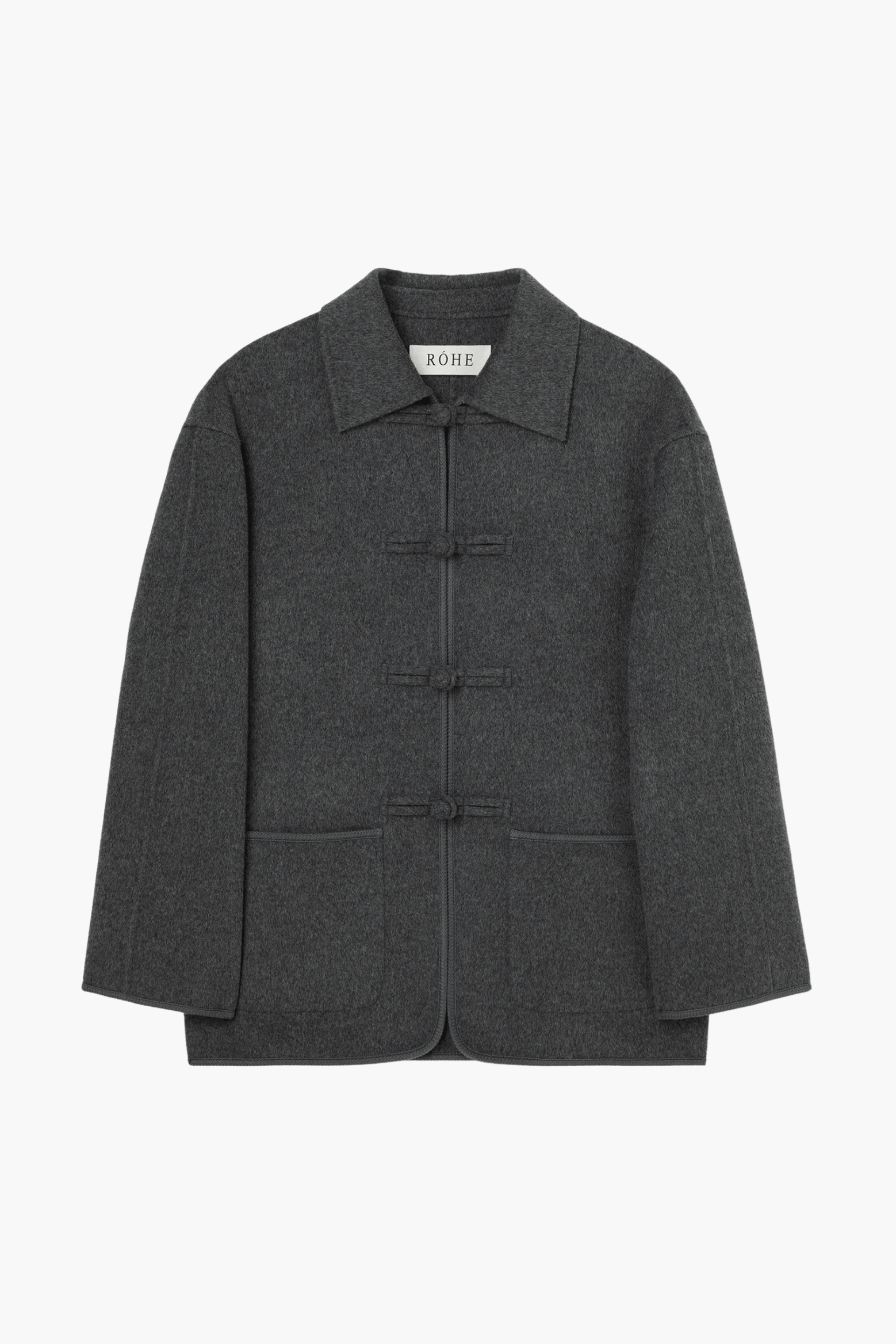 DOUBLE-FACED WOOL PANKOU CLOSURE JACKET