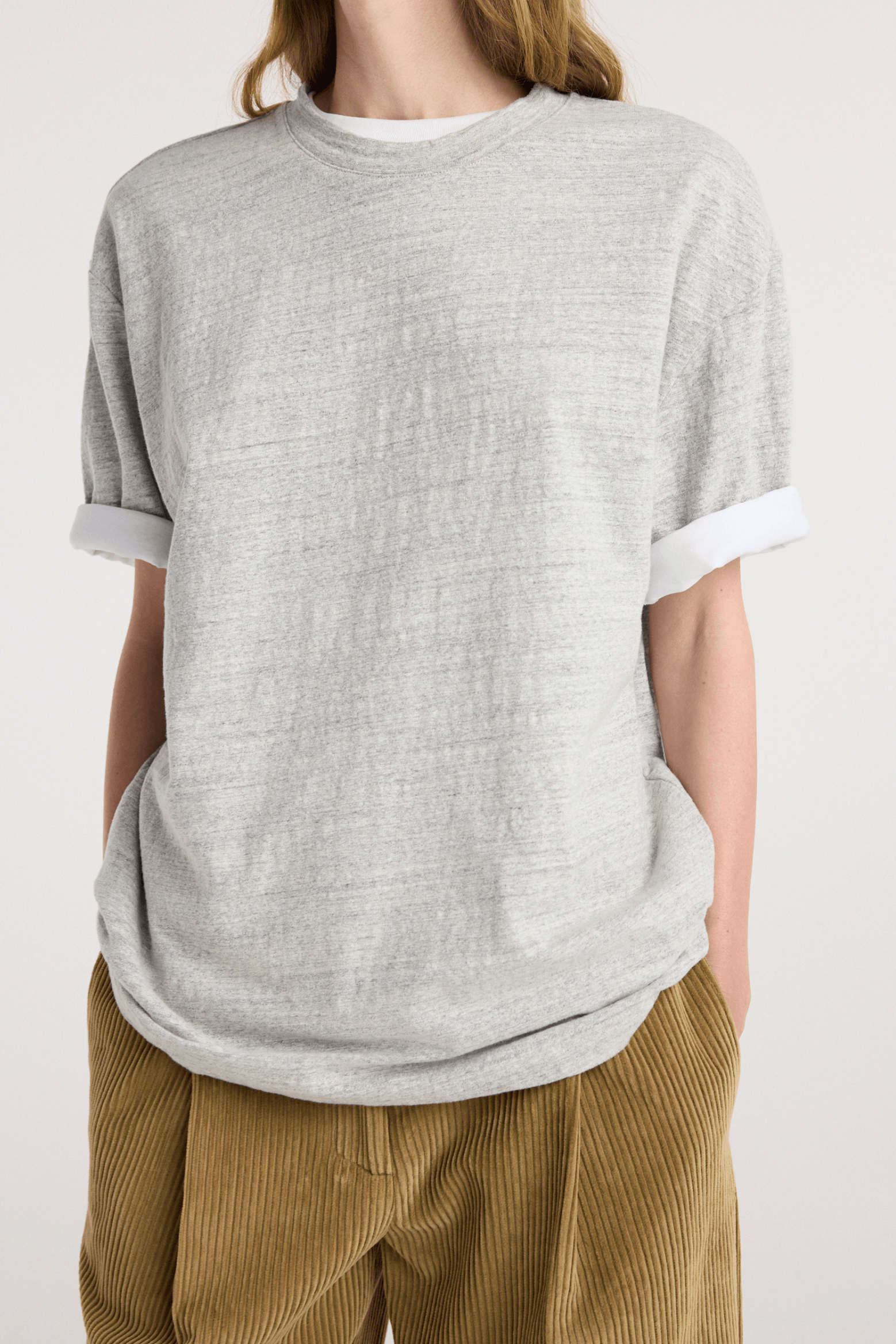 JAPANESE MOULINE JERSEY T-SHIRT