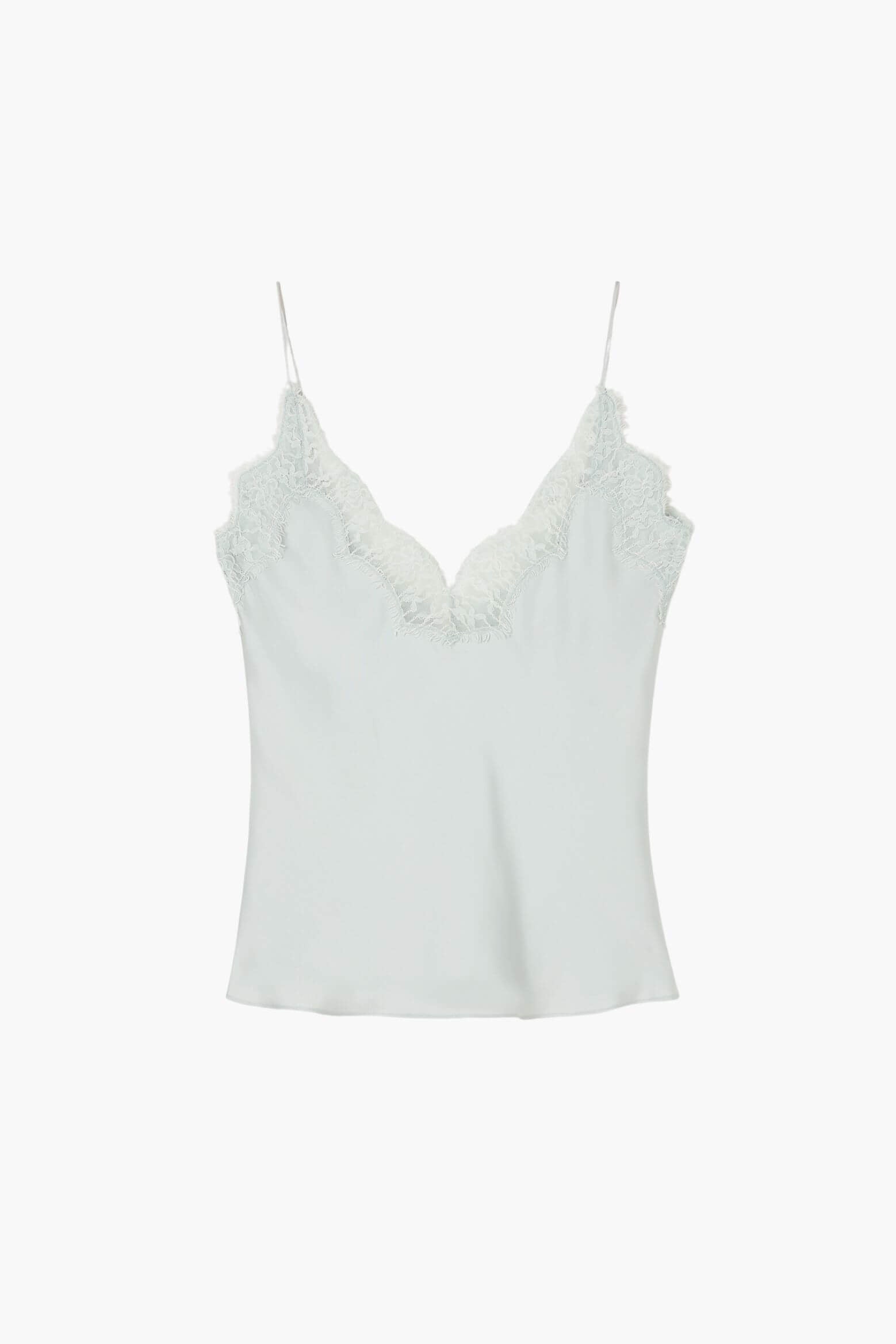 LACE SILK CAMISOLE