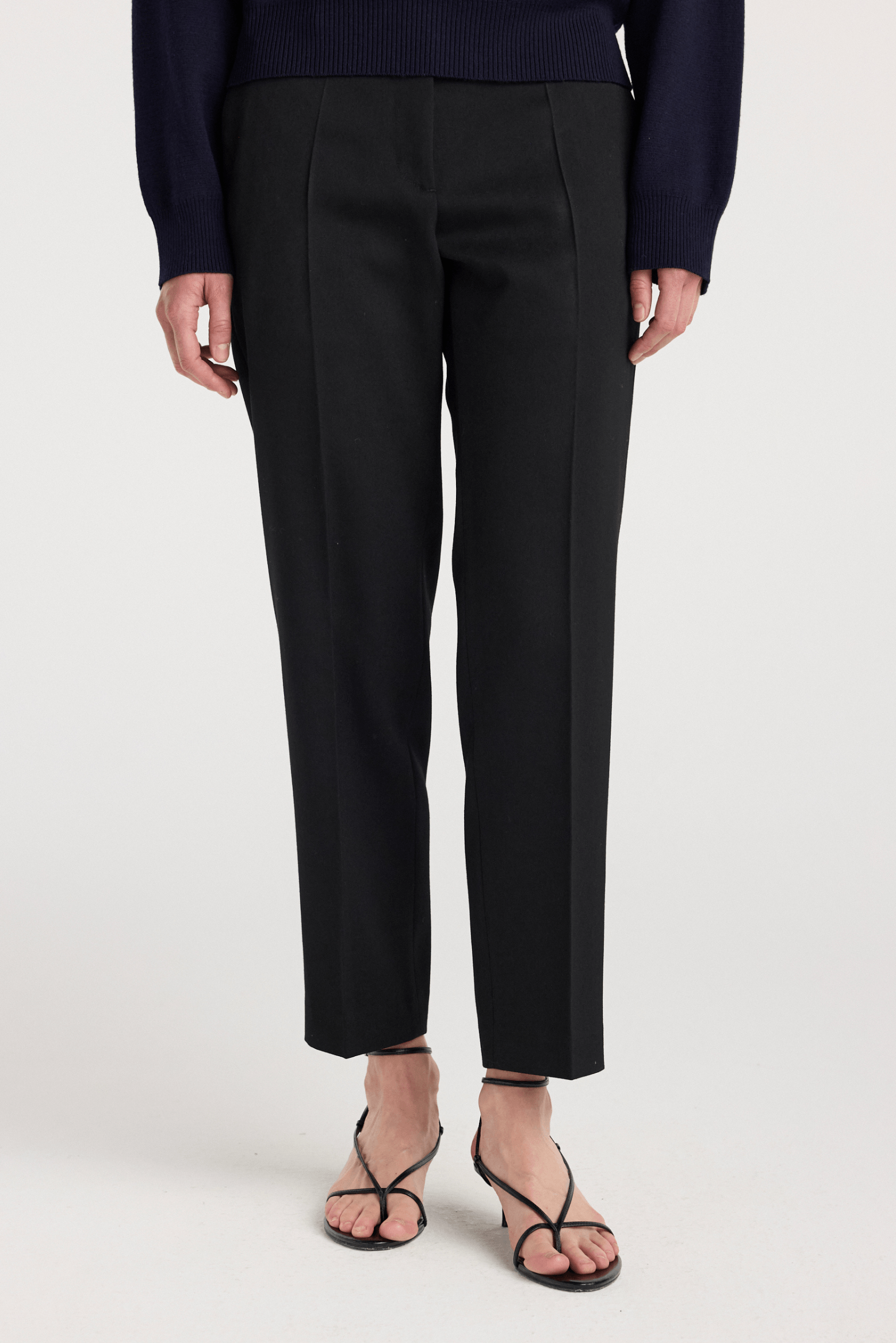 MIES CIGARETTE LEG TAILORED TROUSERS