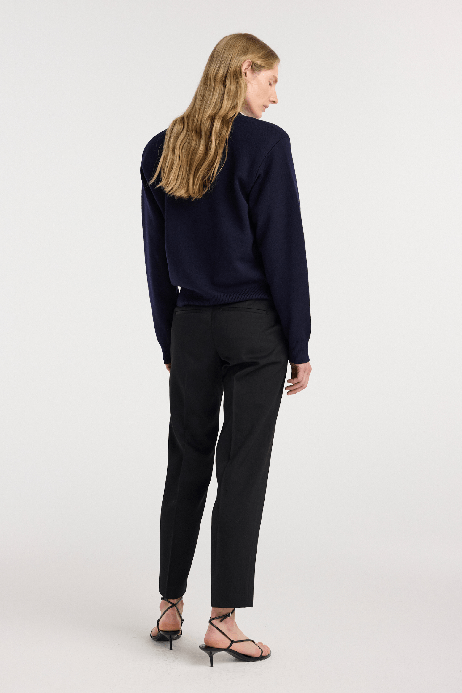 MIES CIGARETTE LEG TAILORED TROUSERS
