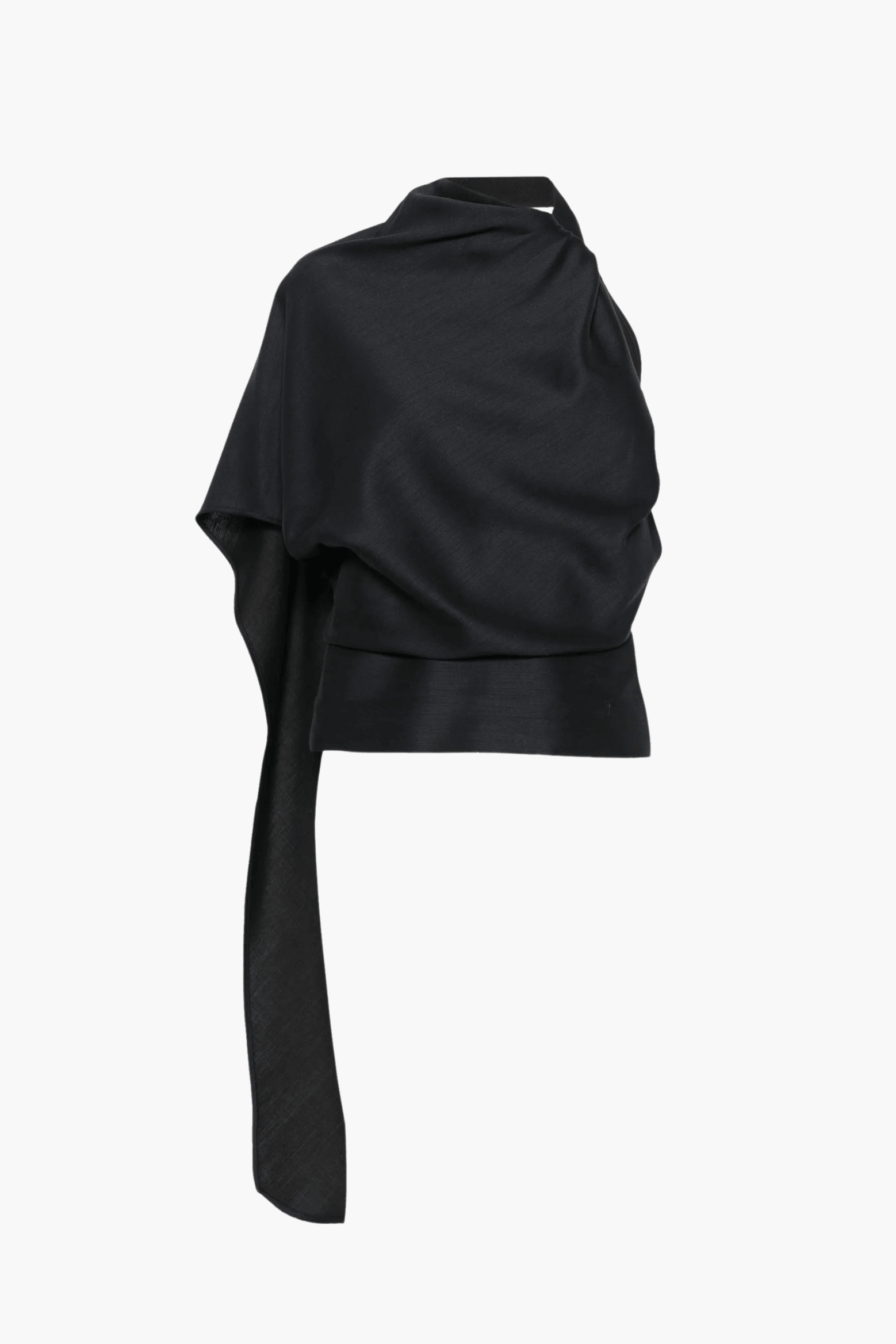 DRAPED OPEN BACK TOP