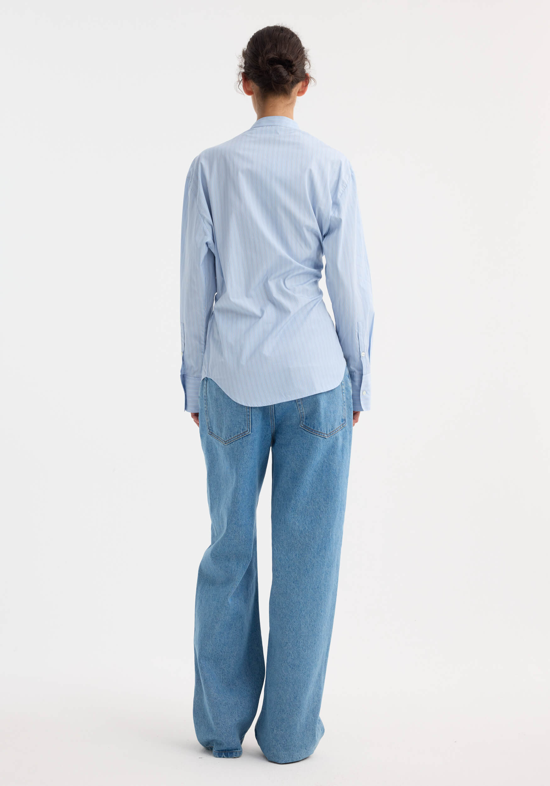 RÓHE OVERLAP STRIPED SHIRT | THE NEW TREND