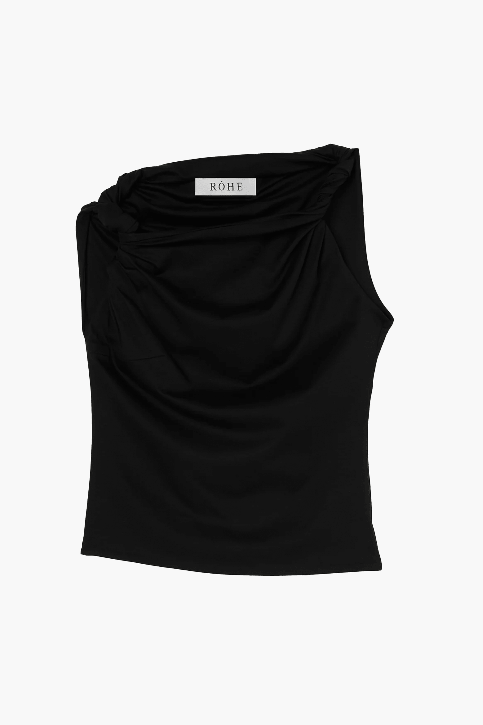 SCULPTURAL COTTON SILK TOP