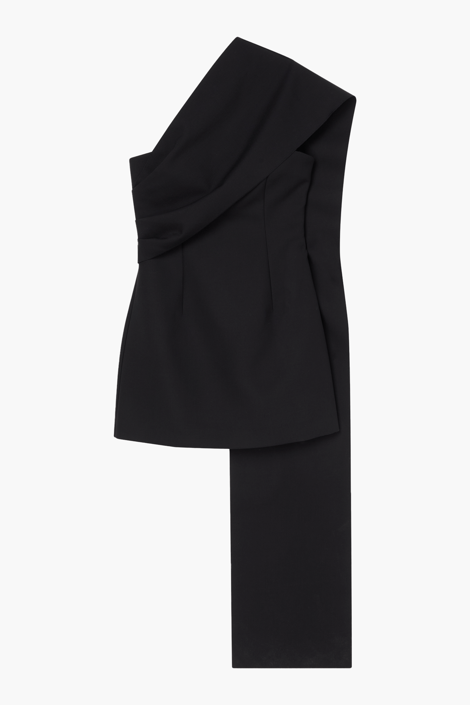 RÓHE SHORT SCULPTURAL SASH DRESS | THE NEW TREND