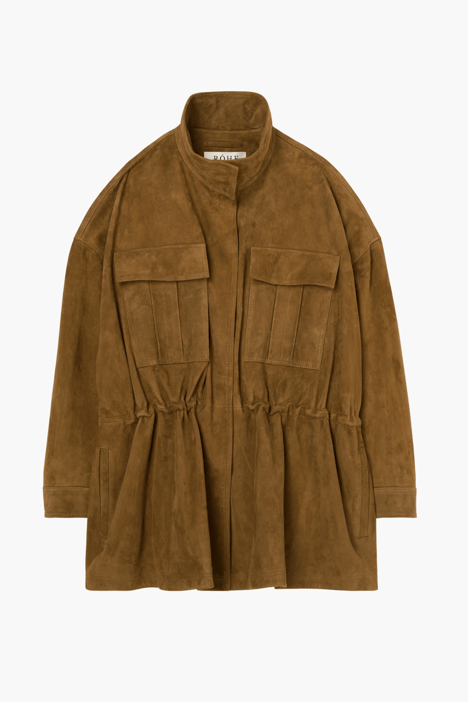 SCULPTURAL SUEDE JACKET