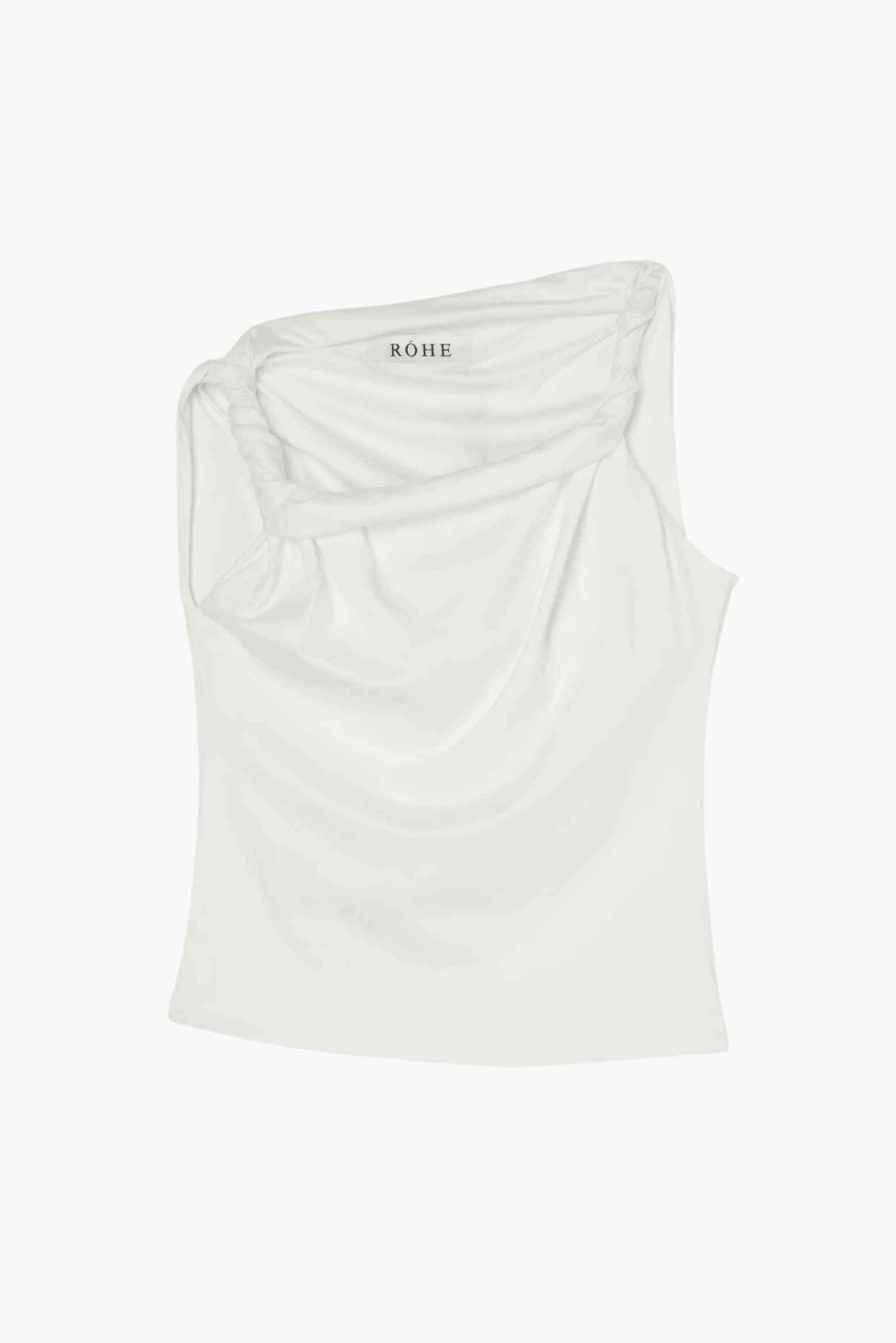 SCULPTURAL COTTON SILK TOP