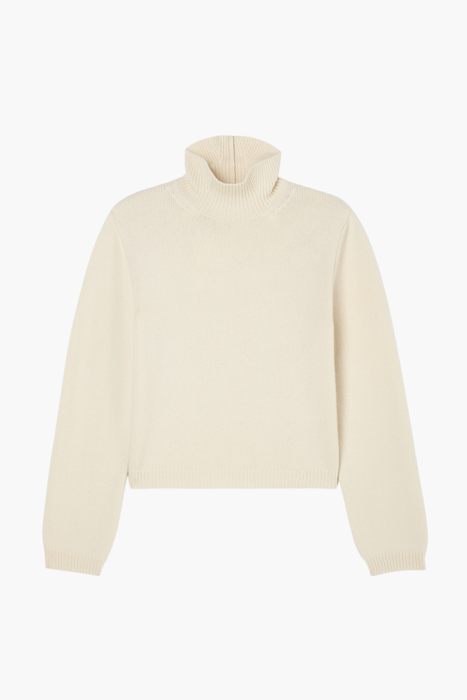 STATEMENT SHOULDER CROPPED TURTLENECK