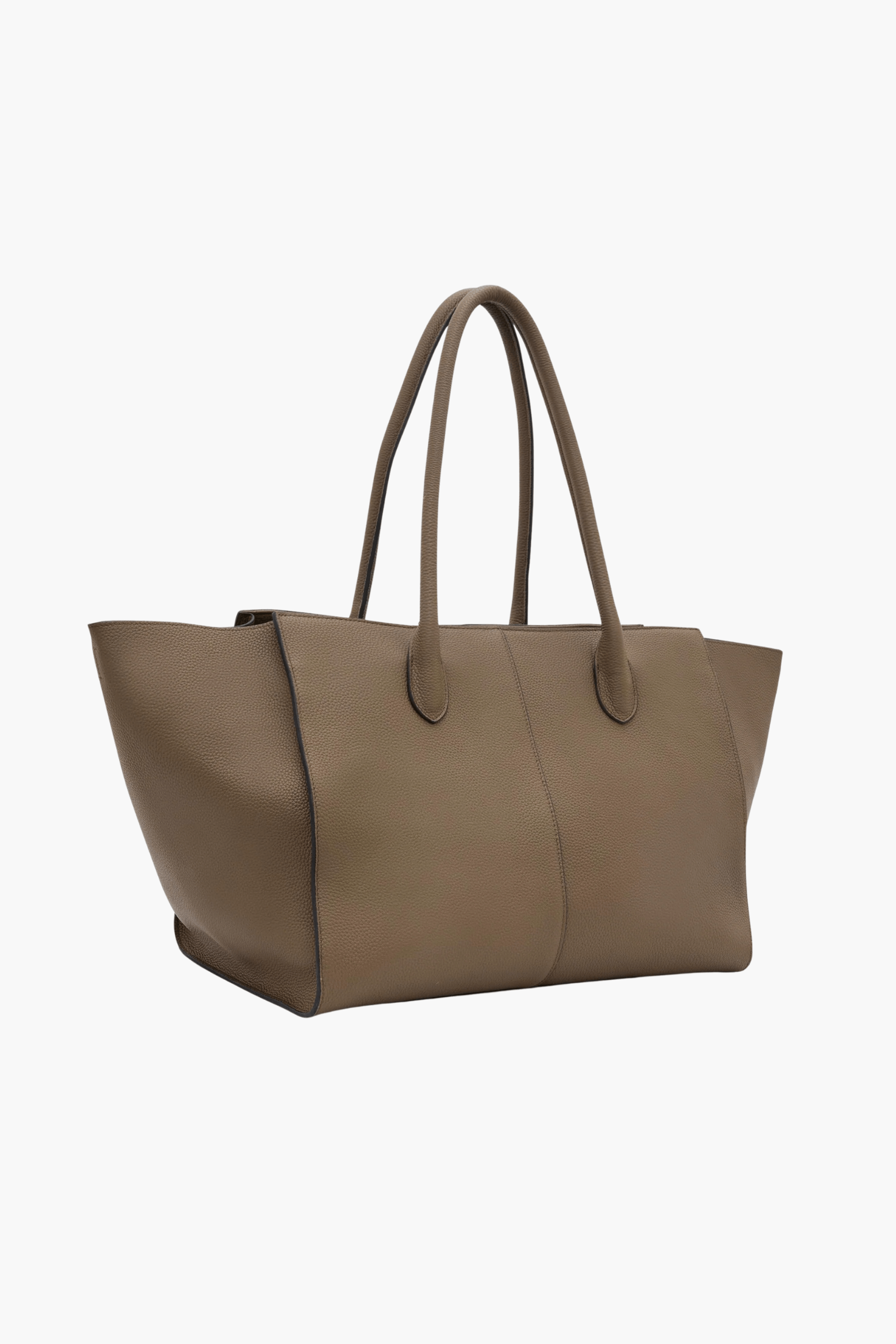 GRAINED LARGE TOTE