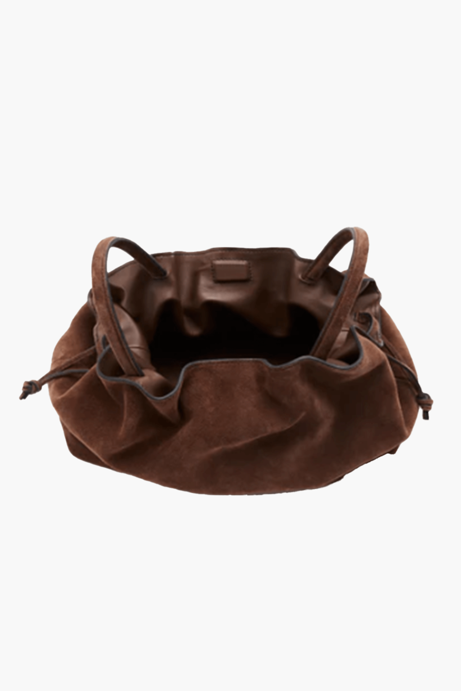 RYLAN MILA MEDIUM TOTE IN BROWN SUEDE | THE NEW TREND