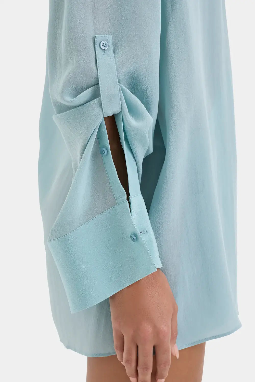 SIR FRESCA SHIRT DRESS IN WASHED BLUE INK | THE NEW TREND