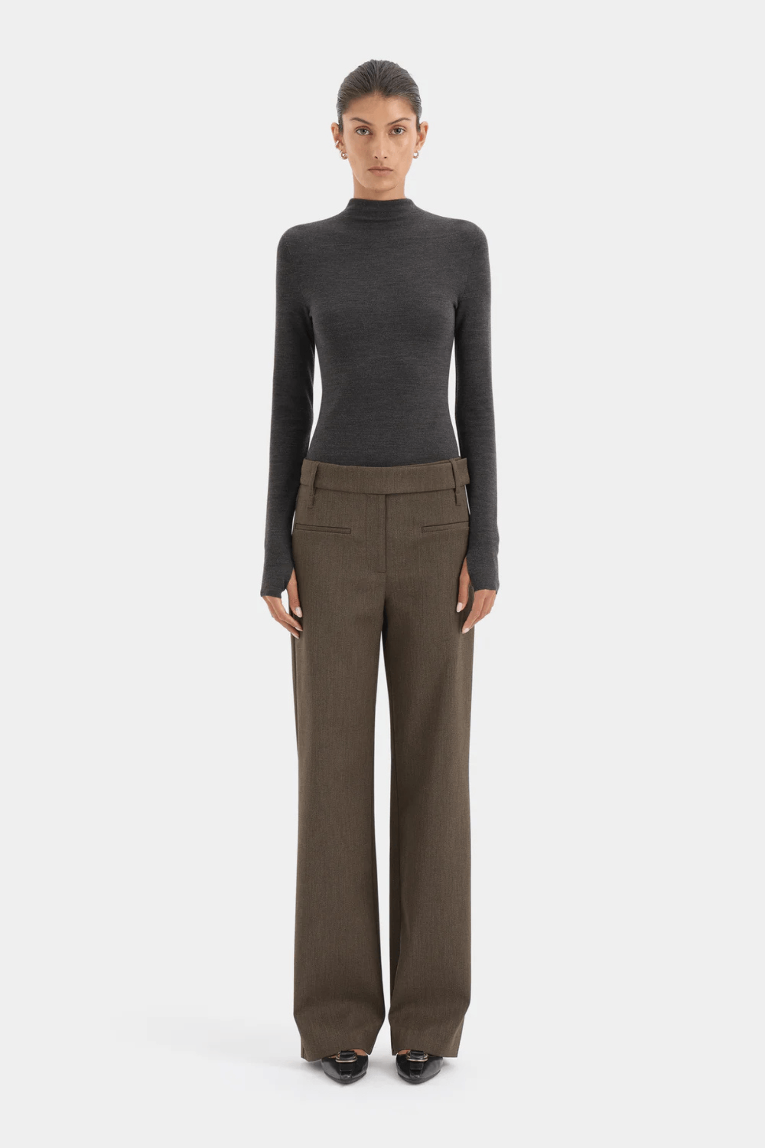 MIKKEL ZIP LONG SLEEVE TOP
