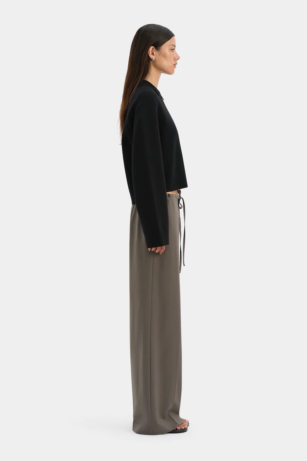 PLAYBACK RIB NECK SWEATER