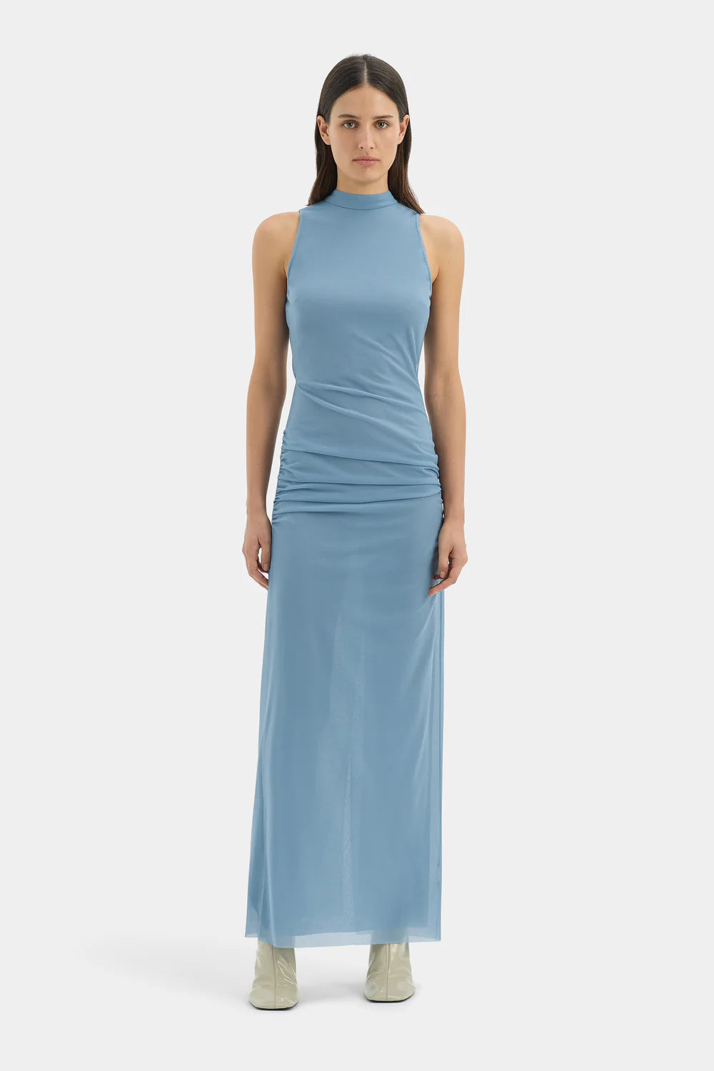 SIR RUBY OPEN BACK GOWN IN AQUA | THE NEW TREND