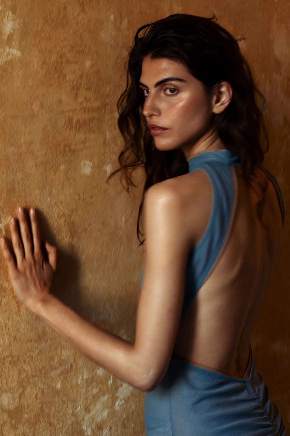 SIR RUBY OPEN BACK GOWN IN AQUA | THE NEW TREND