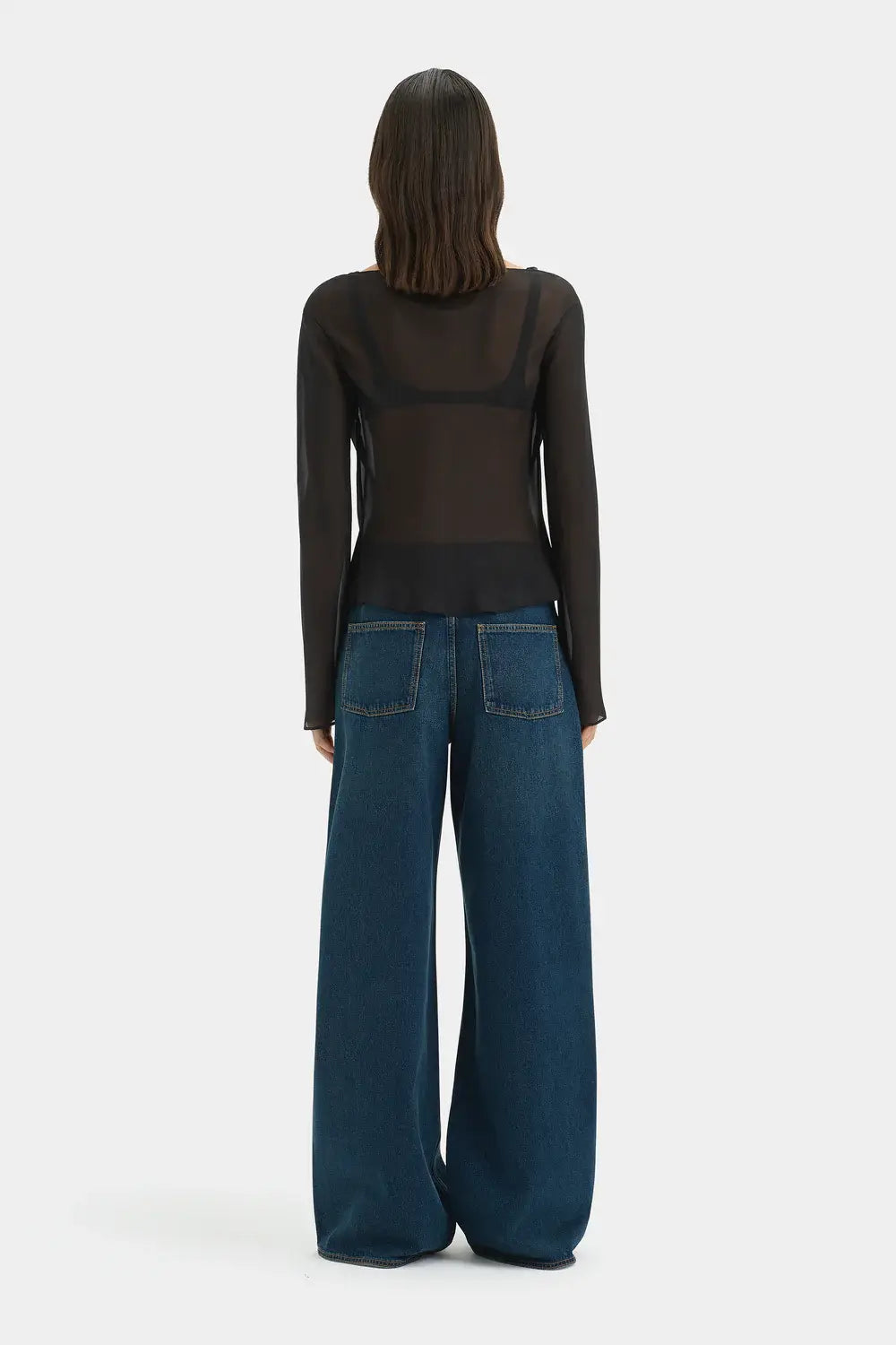 SIR. STROBE LONG SLEEVE COWL TOP | THE NEW TREND