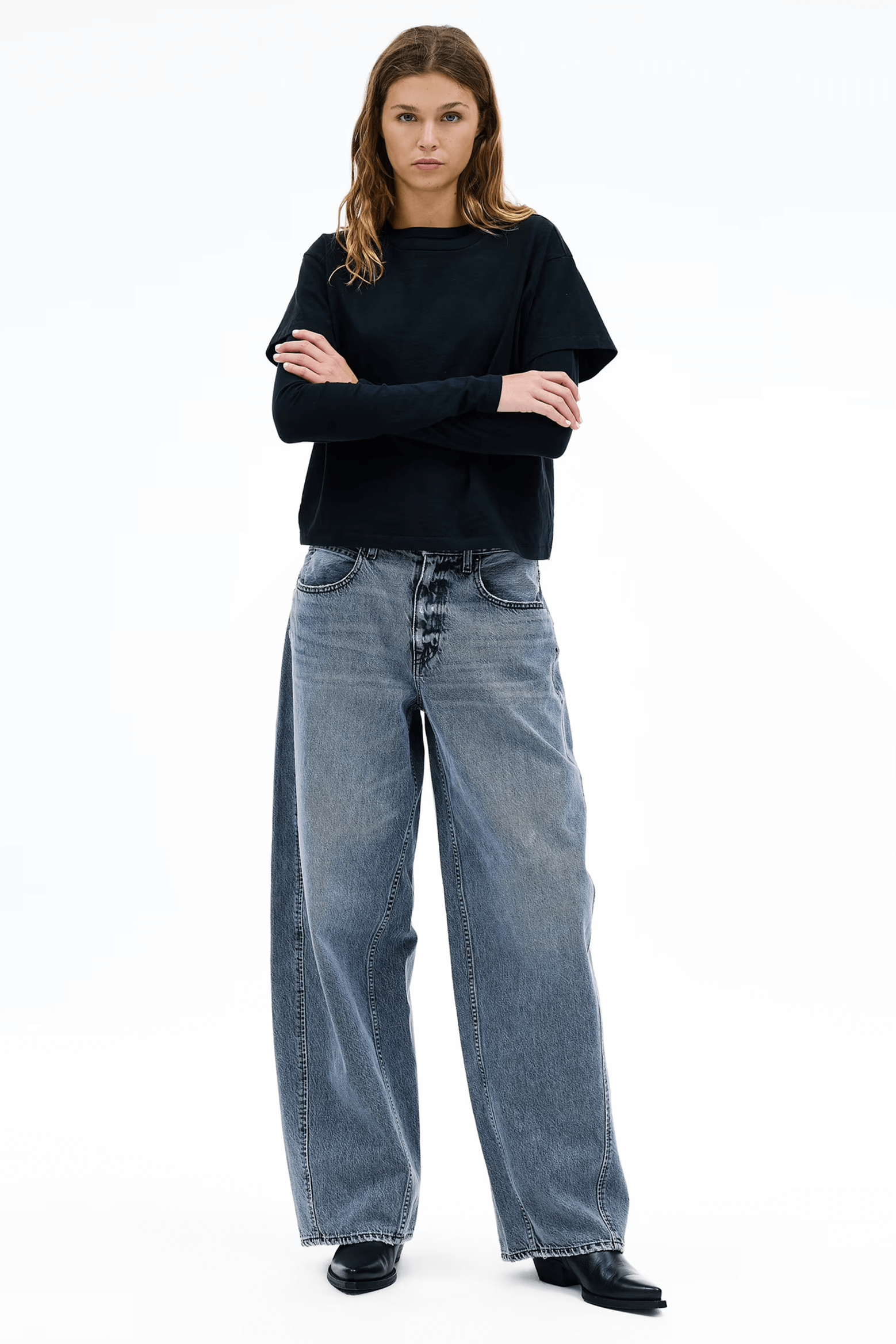 SLVRLAKE ALEX ULTRA WIDE CURVE JEAN | THE NEW TREND