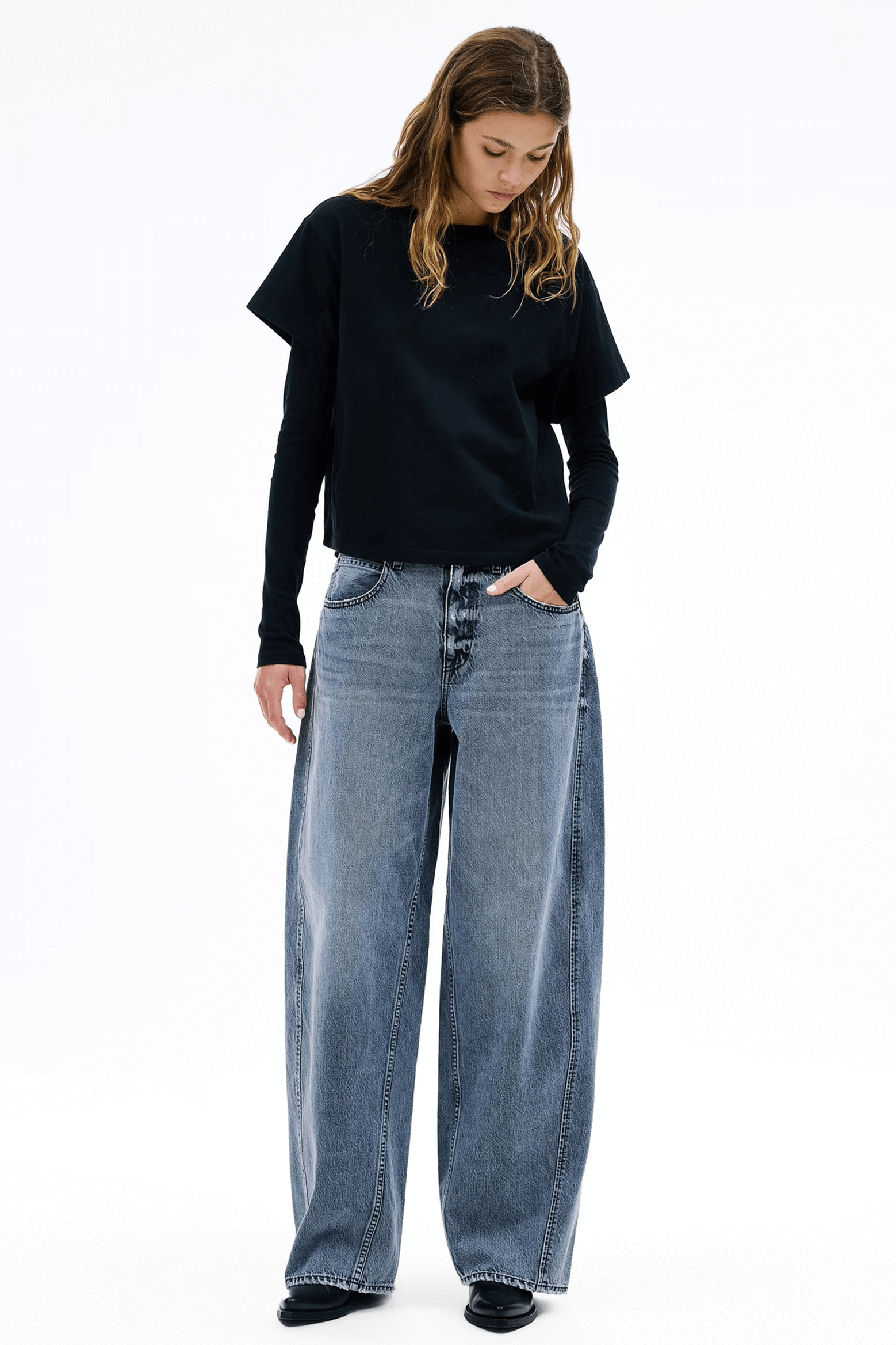 SLVRLAKE ALEX ULTRA WIDE CURVE JEAN | THE NEW TREND