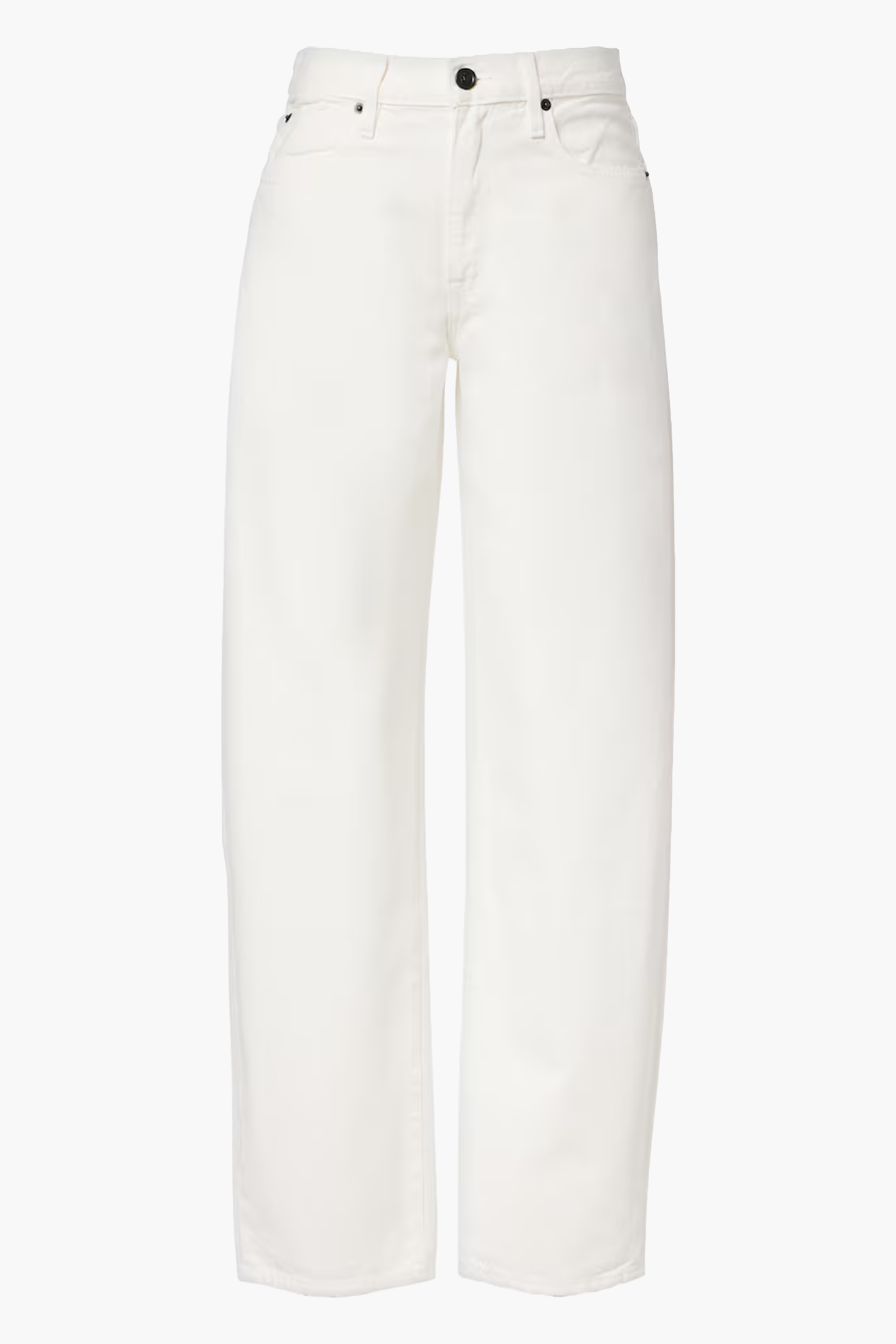 SLVRLAKE ELLA BARREL LEG JEAN IN WHITE | THE NEW TREND
