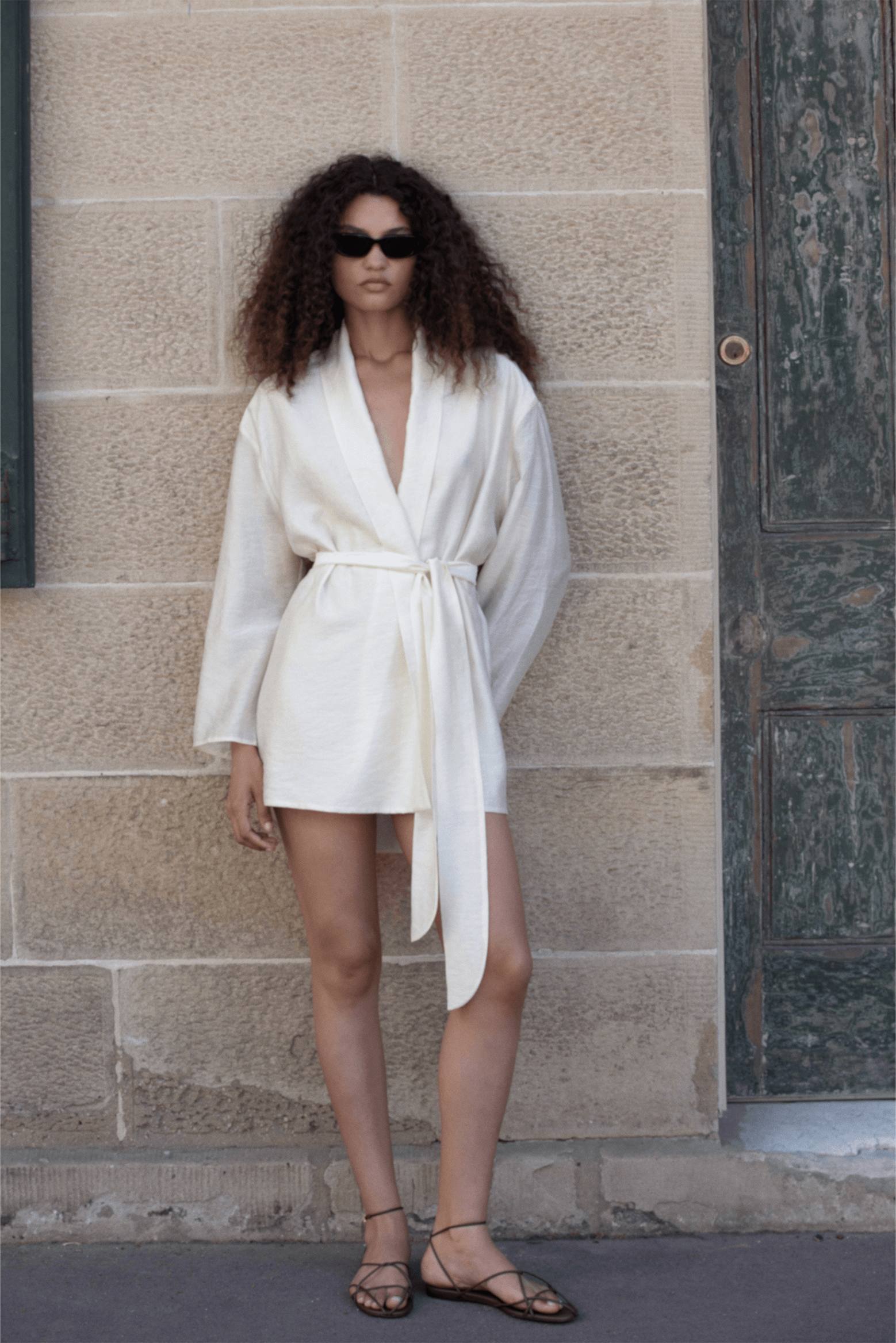 SOLAQUA THE ALMA ROBE IVORY | THE NEW TREND