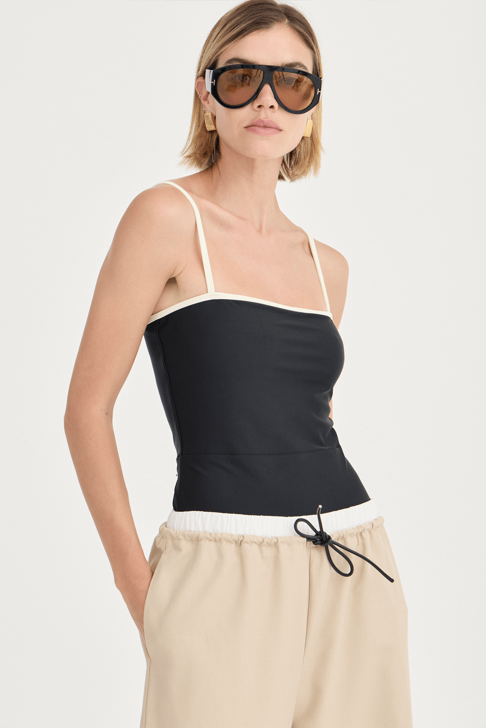 SOLAQUA SALONE PANTS TAN | THE NEW TREND