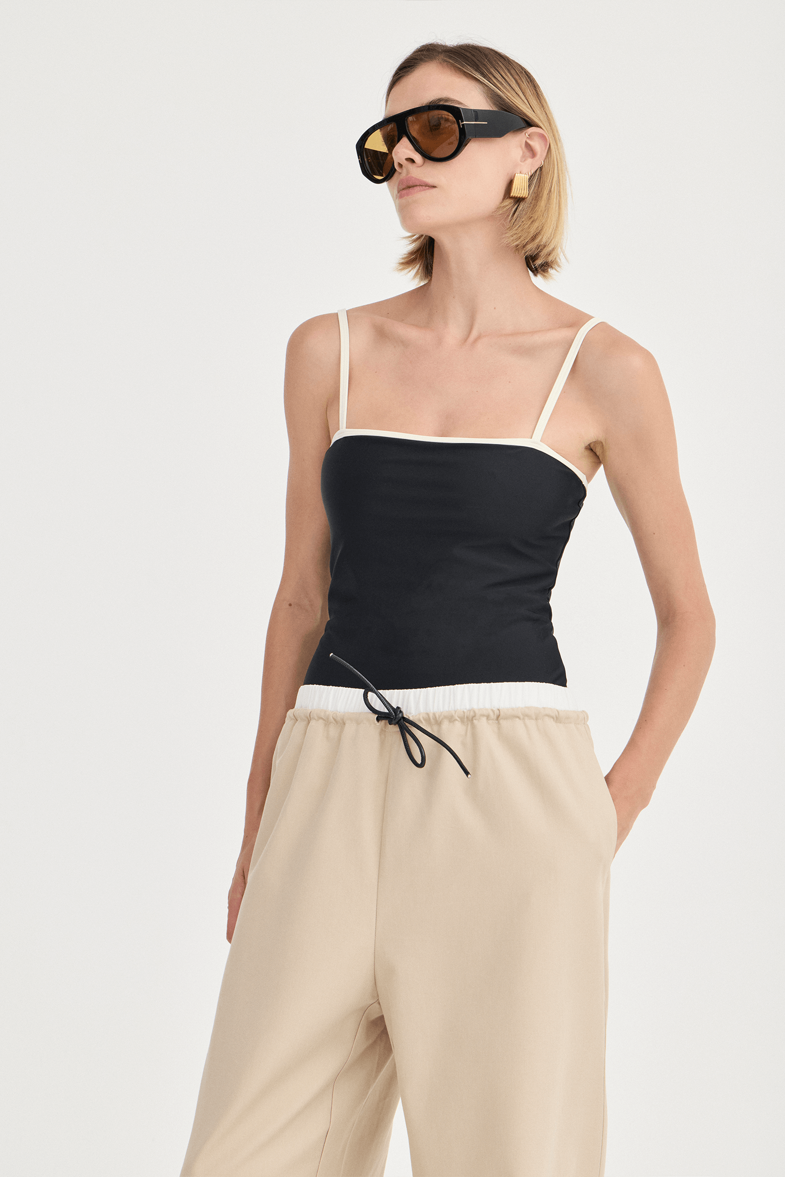 SOLAQUA SALONE PANTS TAN | THE NEW TREND