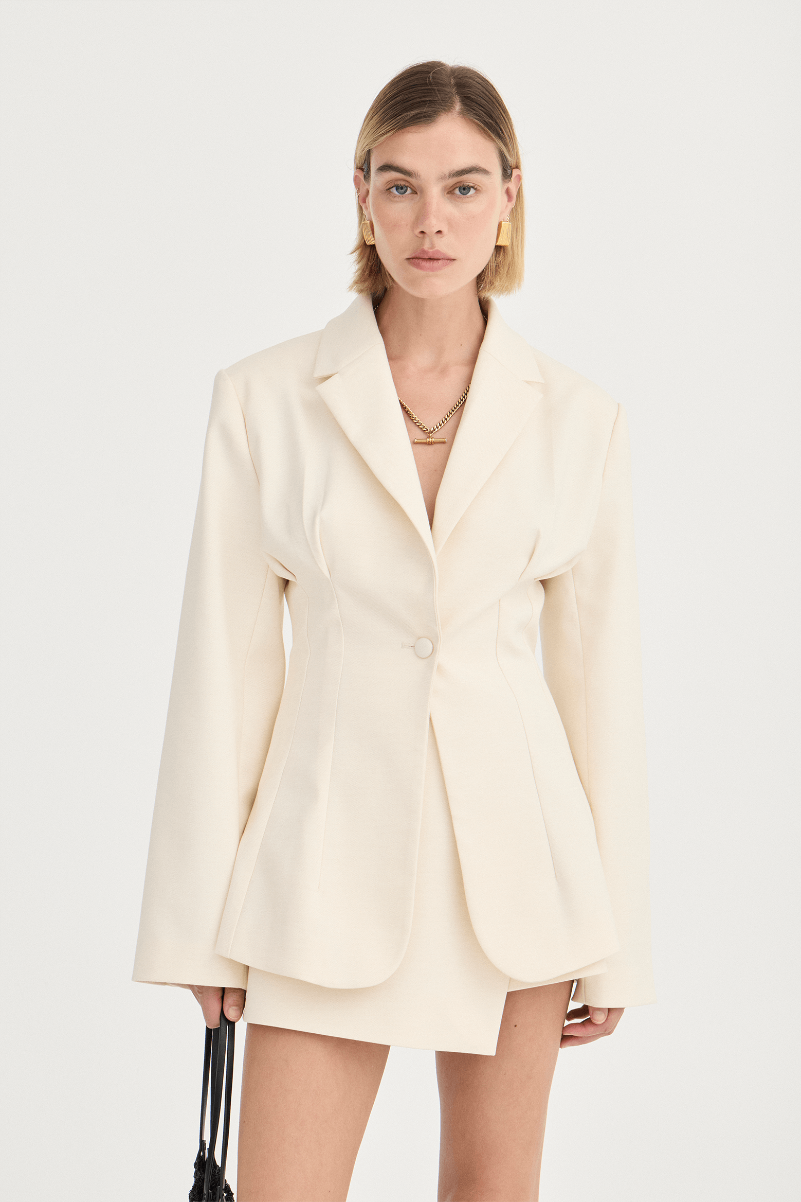 SOLAQUA SASKIA SKIRT IVORY | THE NEW TREND