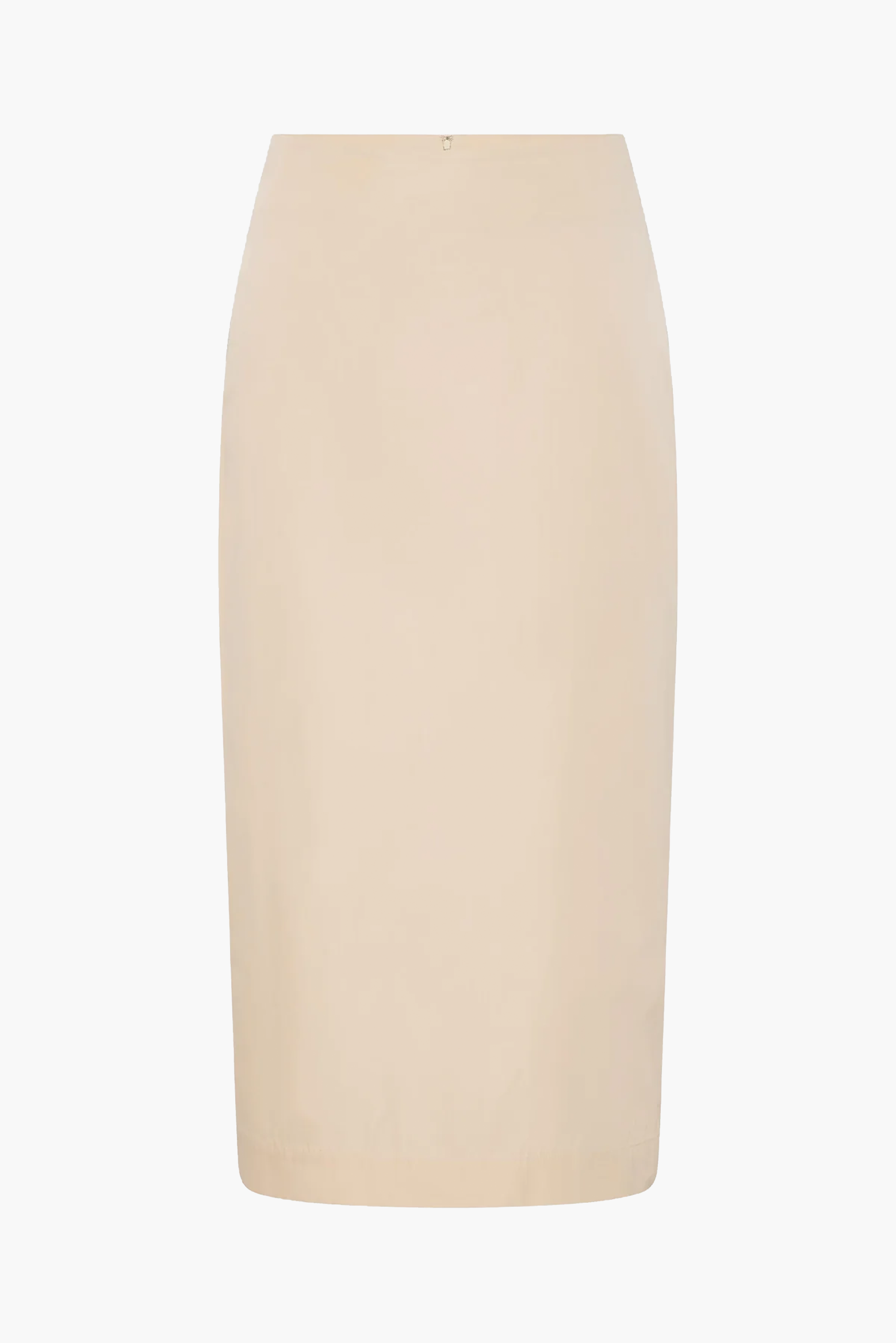 PAPER TAFFETA COLUMN SKIRT