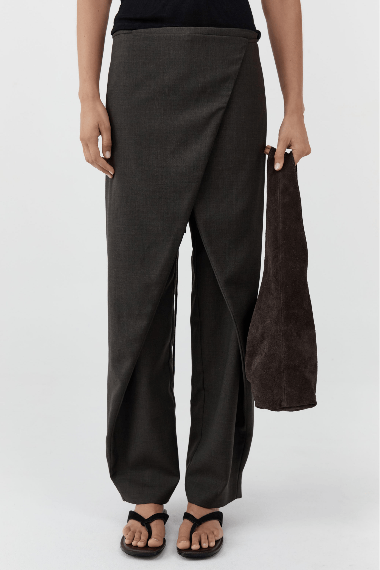 SUEDE SOFT BAG