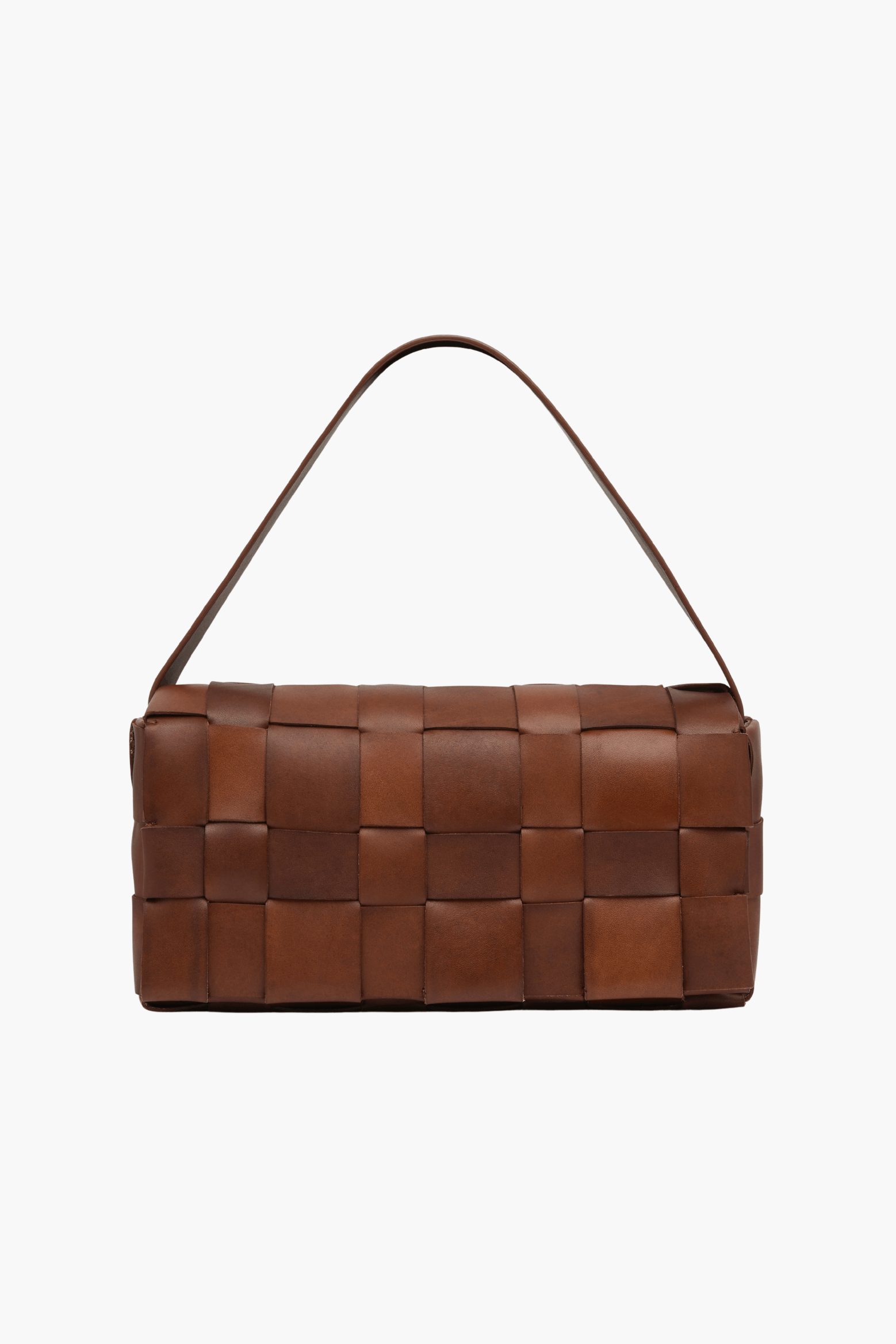 WOVEN ENVELOPE SLIM TOTE