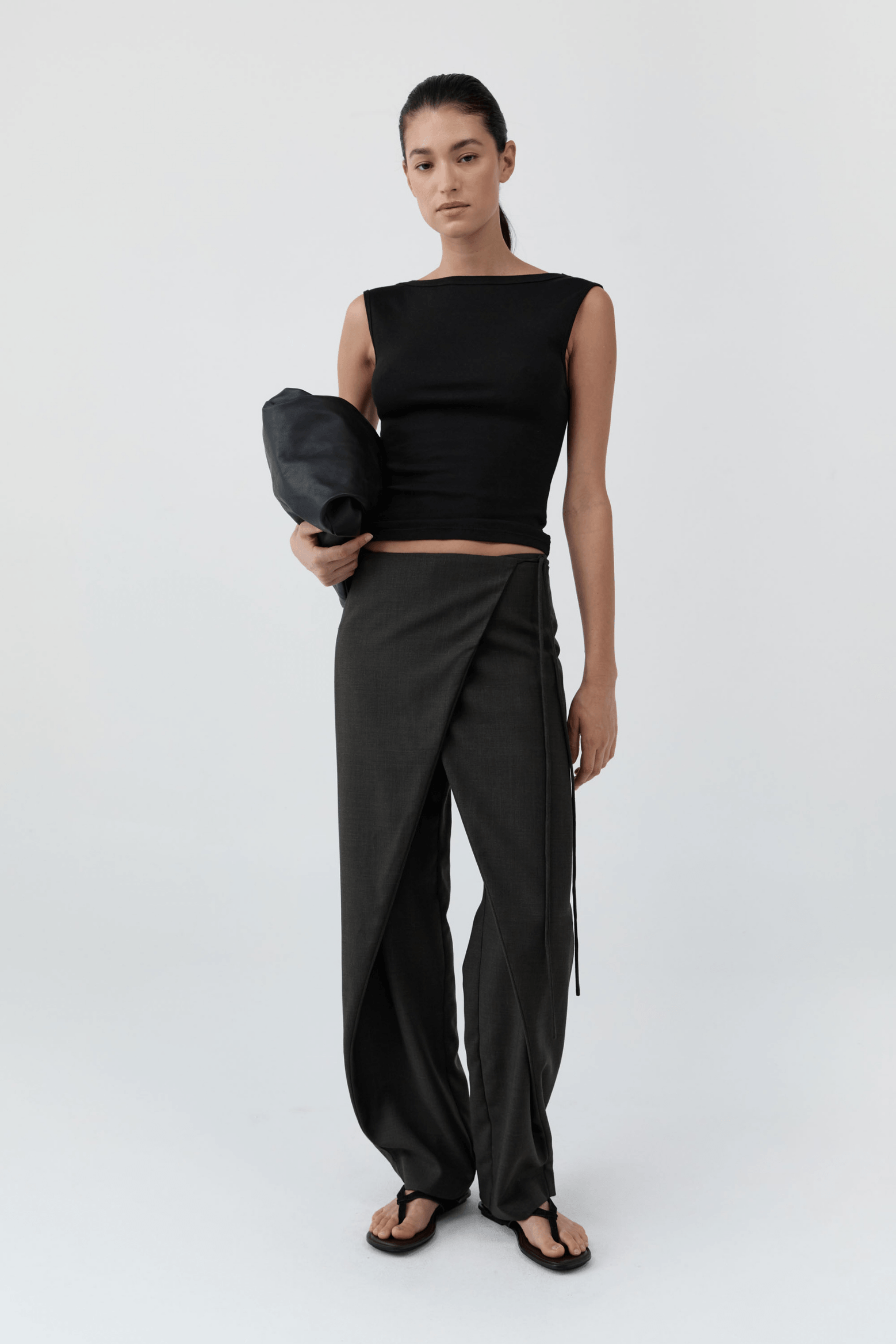 WRAP ROULEAU PANTS