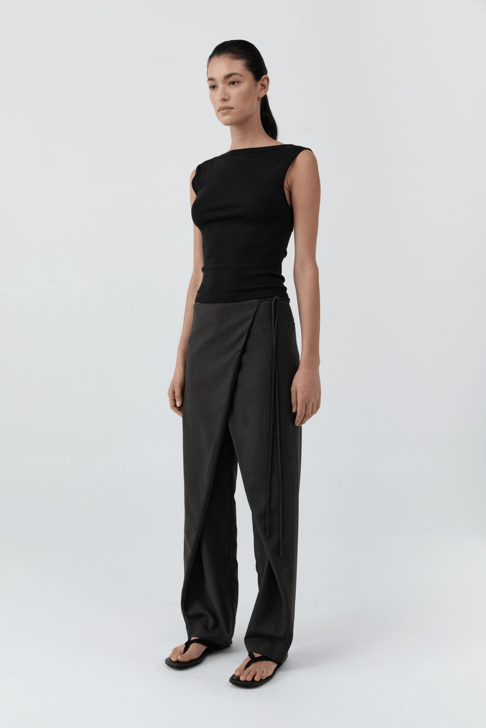 WRAP ROULEAU PANTS