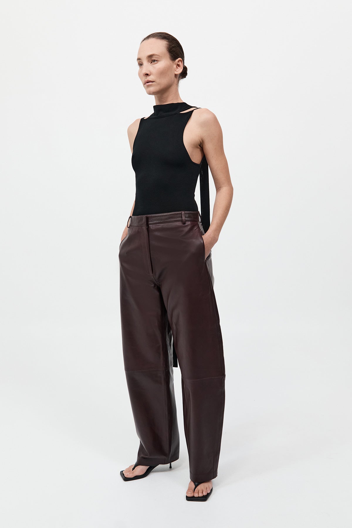 ST AGNI LEATHER BALLOON PANTS | THE NEW TREND