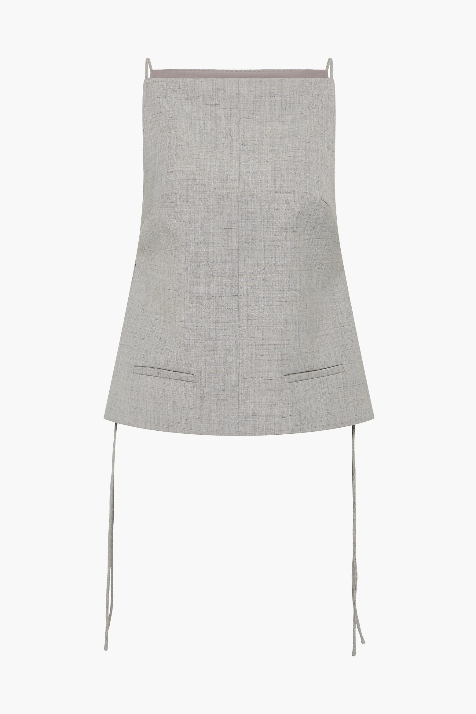SQUARE SIDE TIE TOP