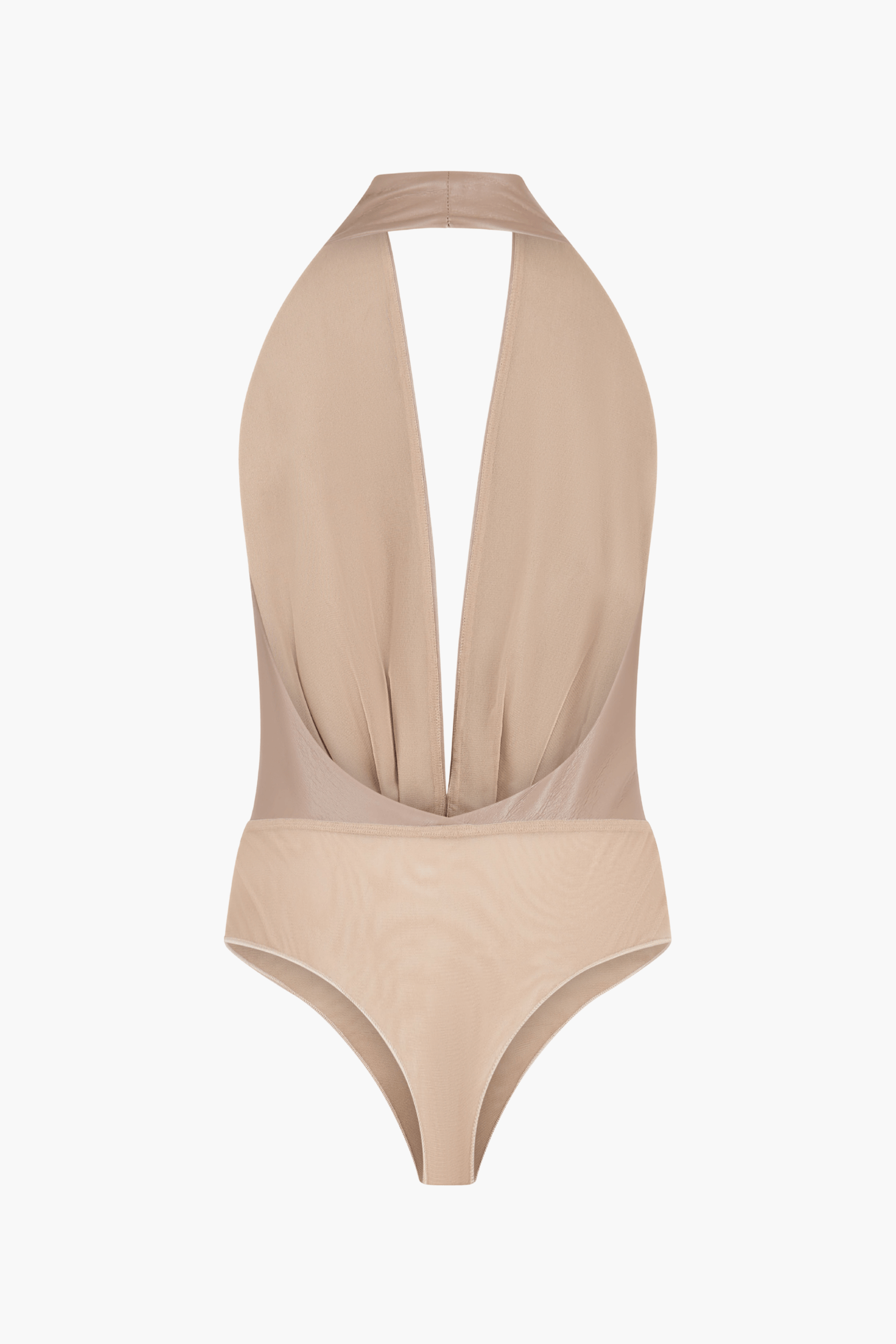 ZENDAYA SLEEVELESS DEEP V NECK BODYSUIT