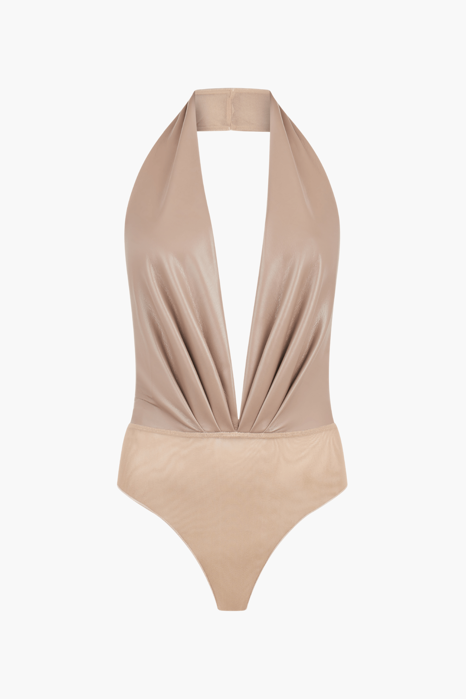ZENDAYA SLEEVELESS DEEP V NECK BODYSUIT