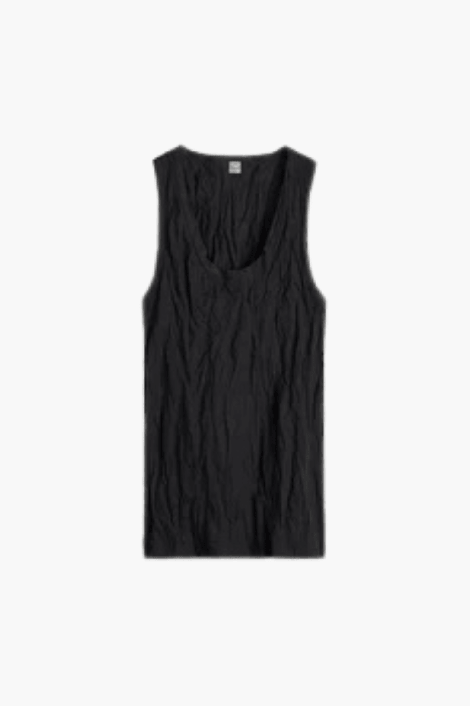 CRINKLED COTTON TANK