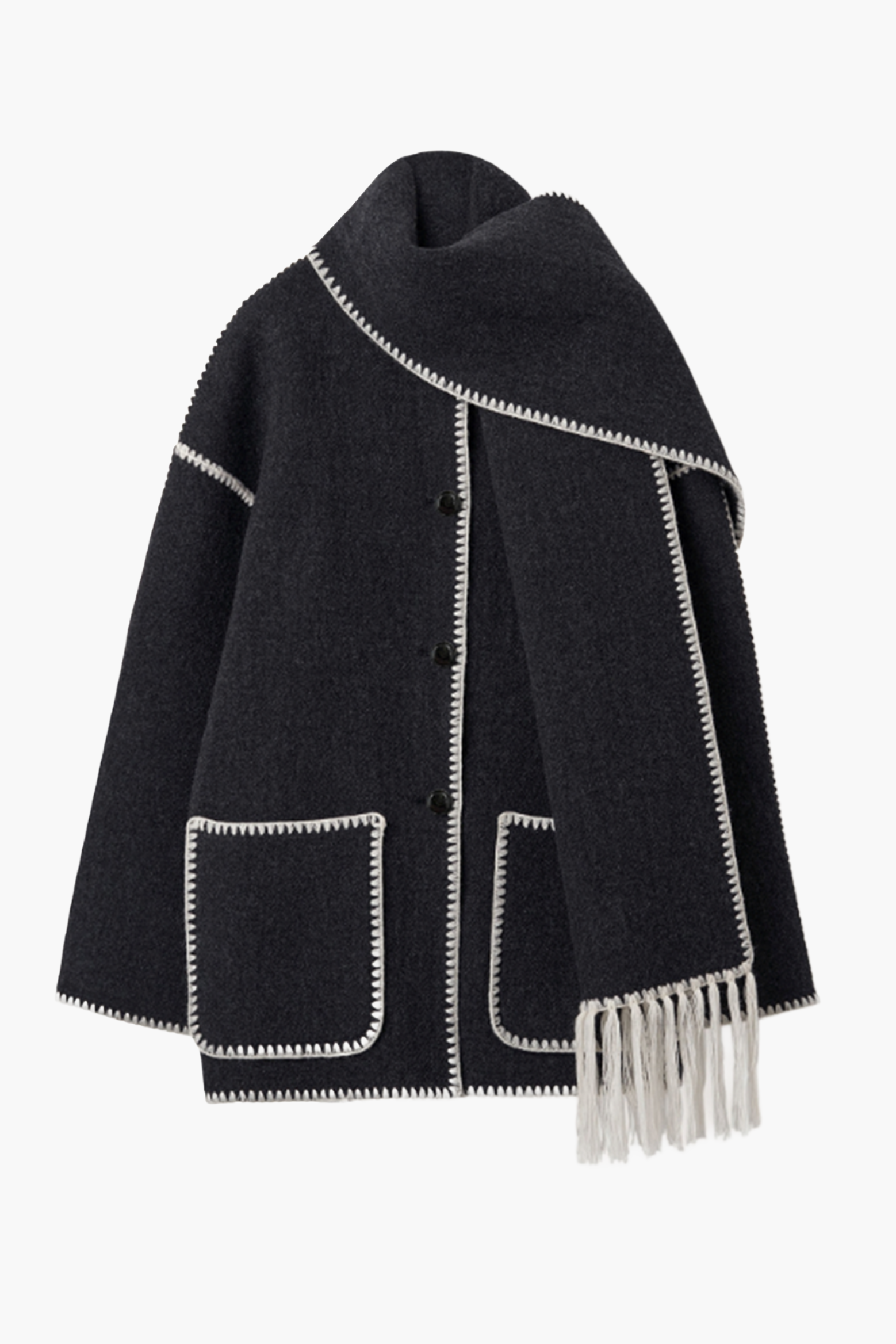 TOTEME EMBROIDERED SCARF JACKET | THE NEW TREND