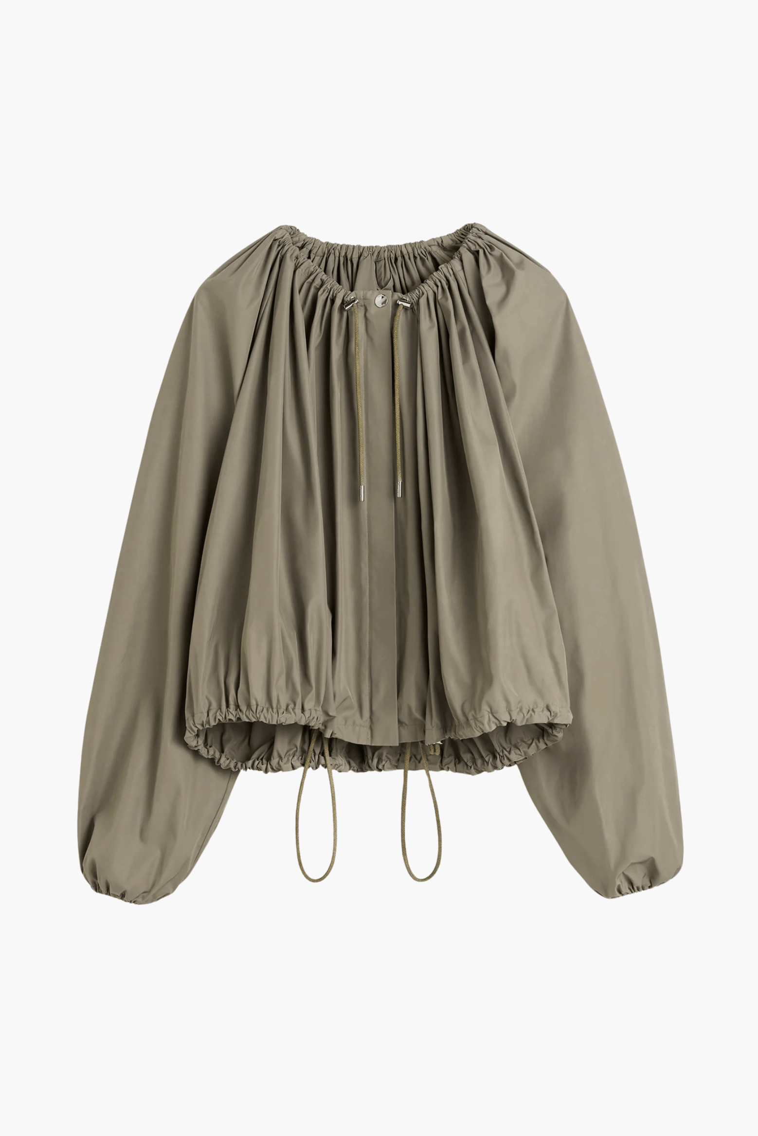 GATHERED PARACHUTE COAT