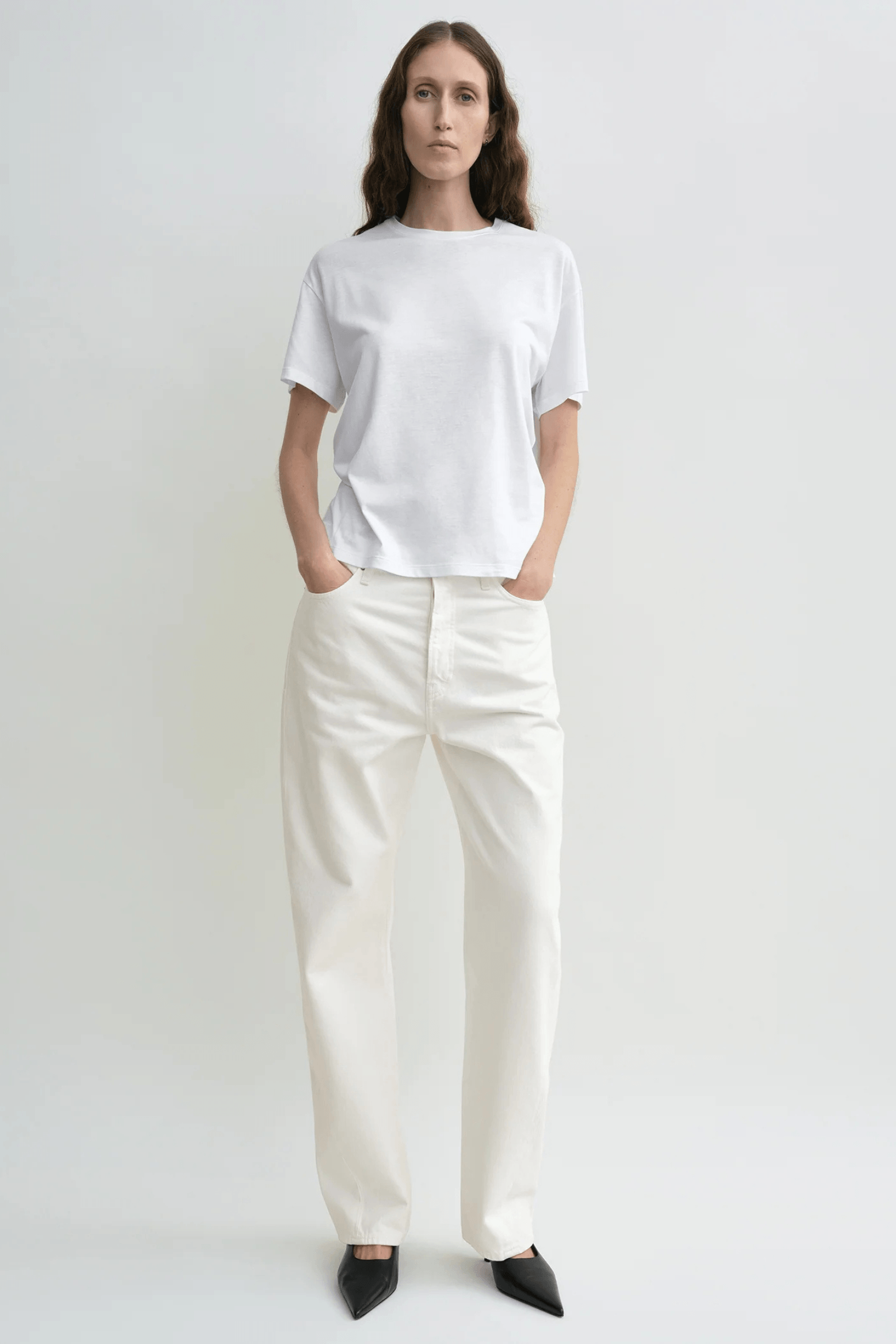 TWISTED SEAM DENIM FULL LENGTH