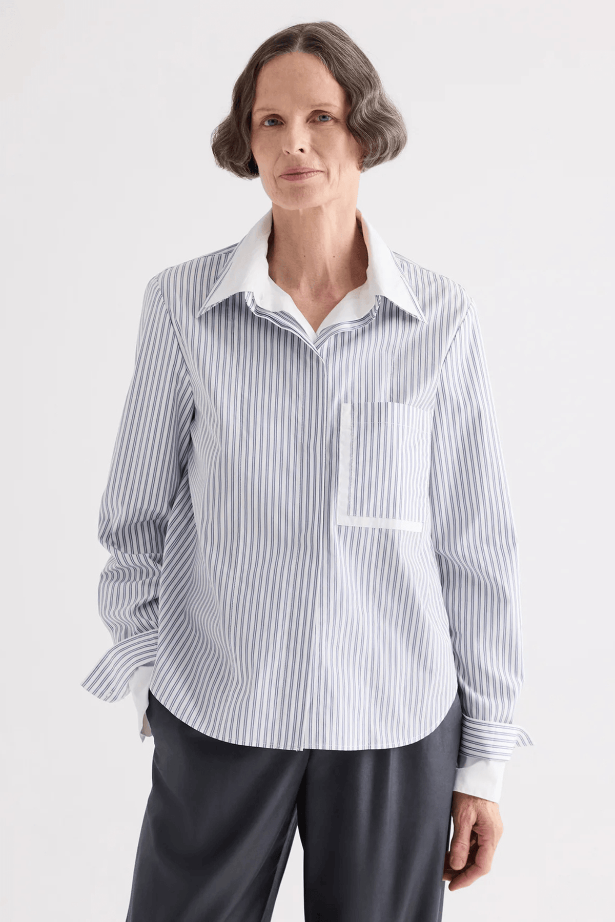 DOUBLE LAYER BOYFRIEND SHIRT