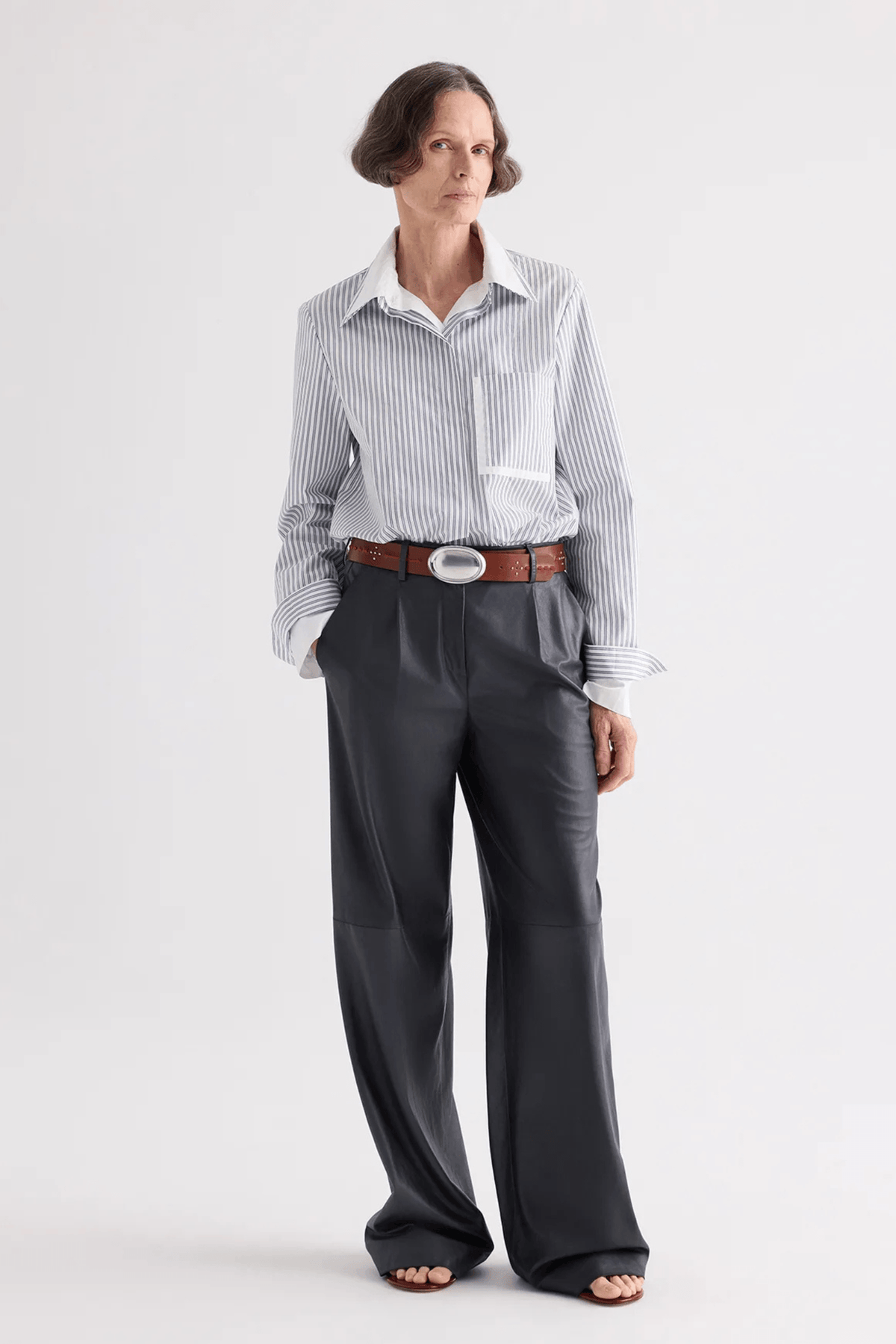 DOUBLE LAYER BOYFRIEND SHIRT